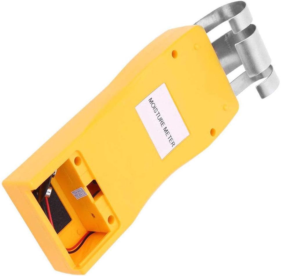 Digital Textile Moisture Meter Tester - 0.0% to 90% Measuring Range for Cotton, Clothes, Yarn & Wool - Perfect for Fabric Quality Control in Textile Manufacturing & Laundry Services