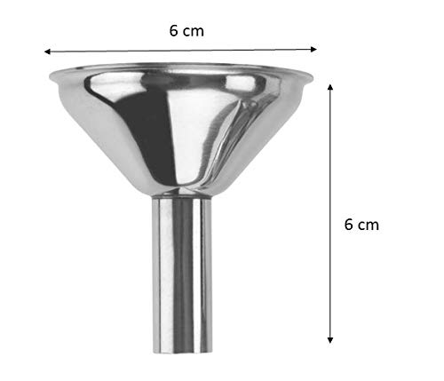 6.5cm Mini Funnel - Green, Grey, Brown, Blue Colors | Perfect for Kitchen, Baking, DIY & Small Bottle Filling