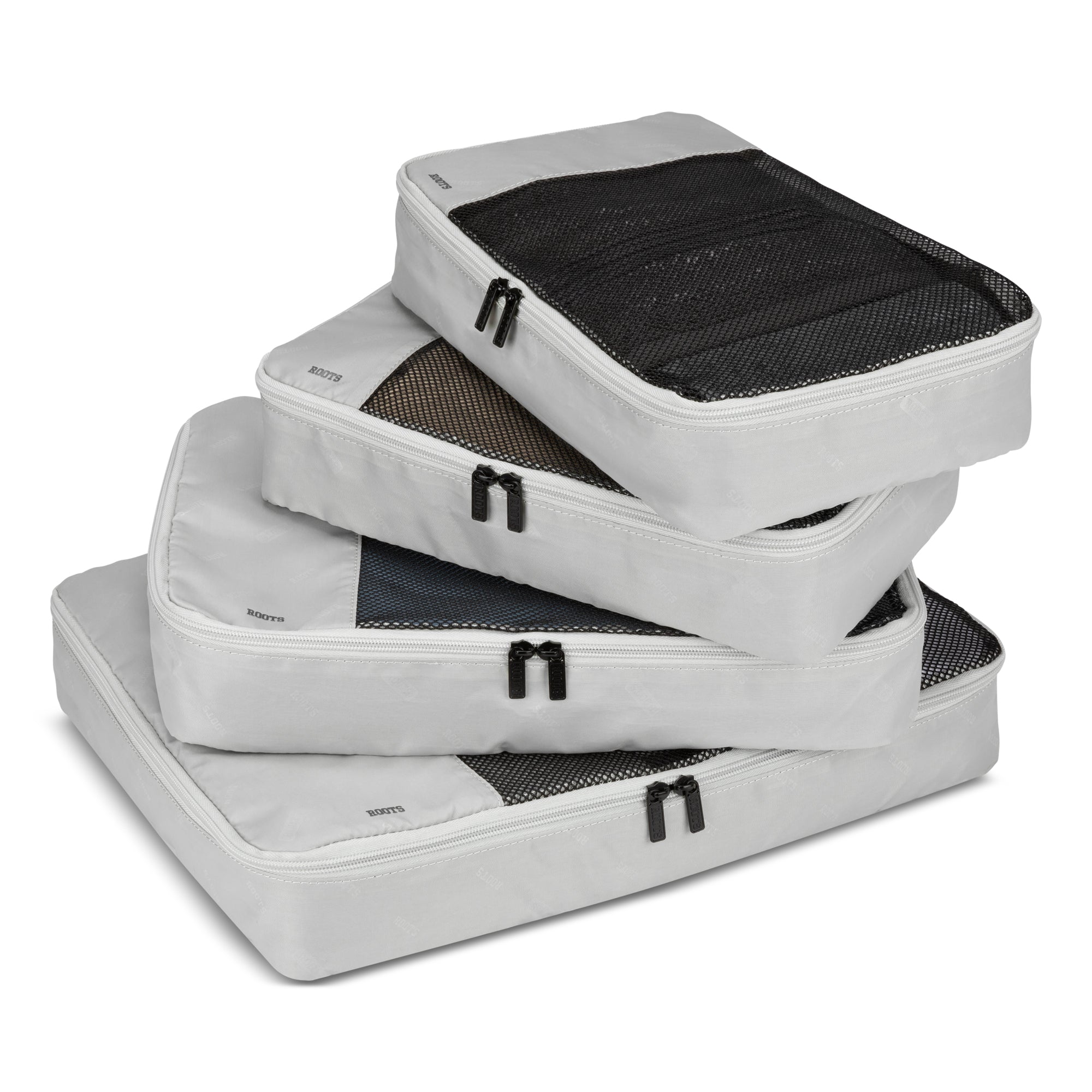 Roots Travel Packing Cubes Set of 3 - Lightweight Luggage Organizers for Suitcases - Perfect for Business Trips, Vacations & Weekend Getaways