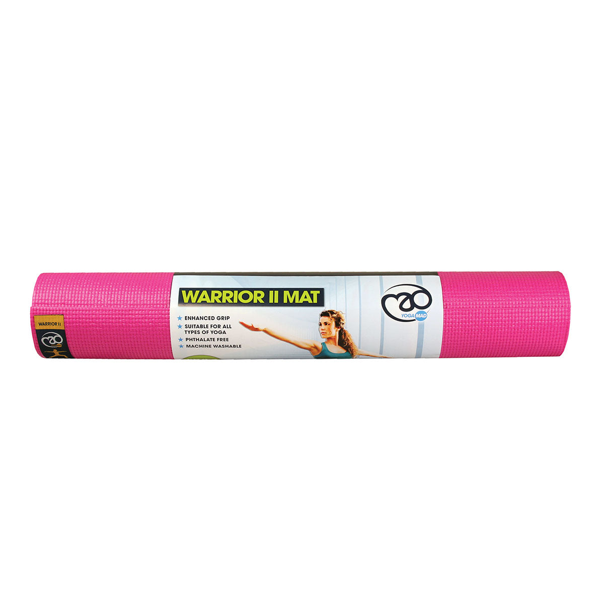 MAD Fitness Warrior Yoga Mat II - Non-Slip, Eco-Friendly, Extra Thick for Home & Studio Workouts - Perfect for Yoga, Pilates, and Meditation Exercises