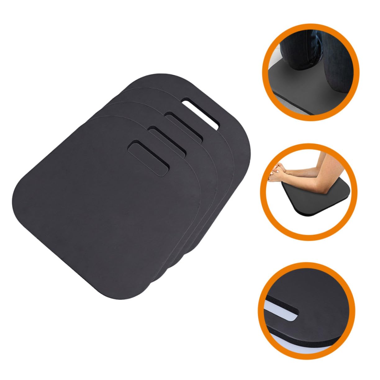 Kisangel Knee Brace 4pcs - EVA Foam Knee Pads for Gardening, Sports & Work - Comfortable Kneeling Mat for Outdoor Activities, Construction, Cleaning & Yoga Accessories