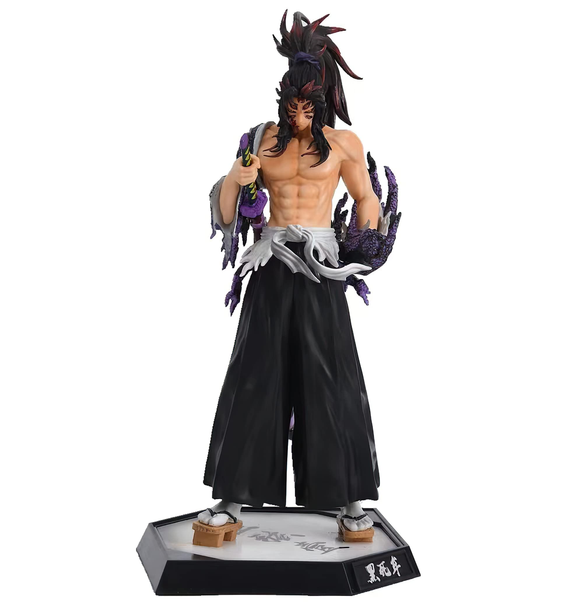 Kokushibo Anime Figure - 12 Inch Demon Slayer Character Statue, Anime Collectible Toy for Fans, Perfect Gift for Anime Lovers | Display for Home, Office, or Anime Collections