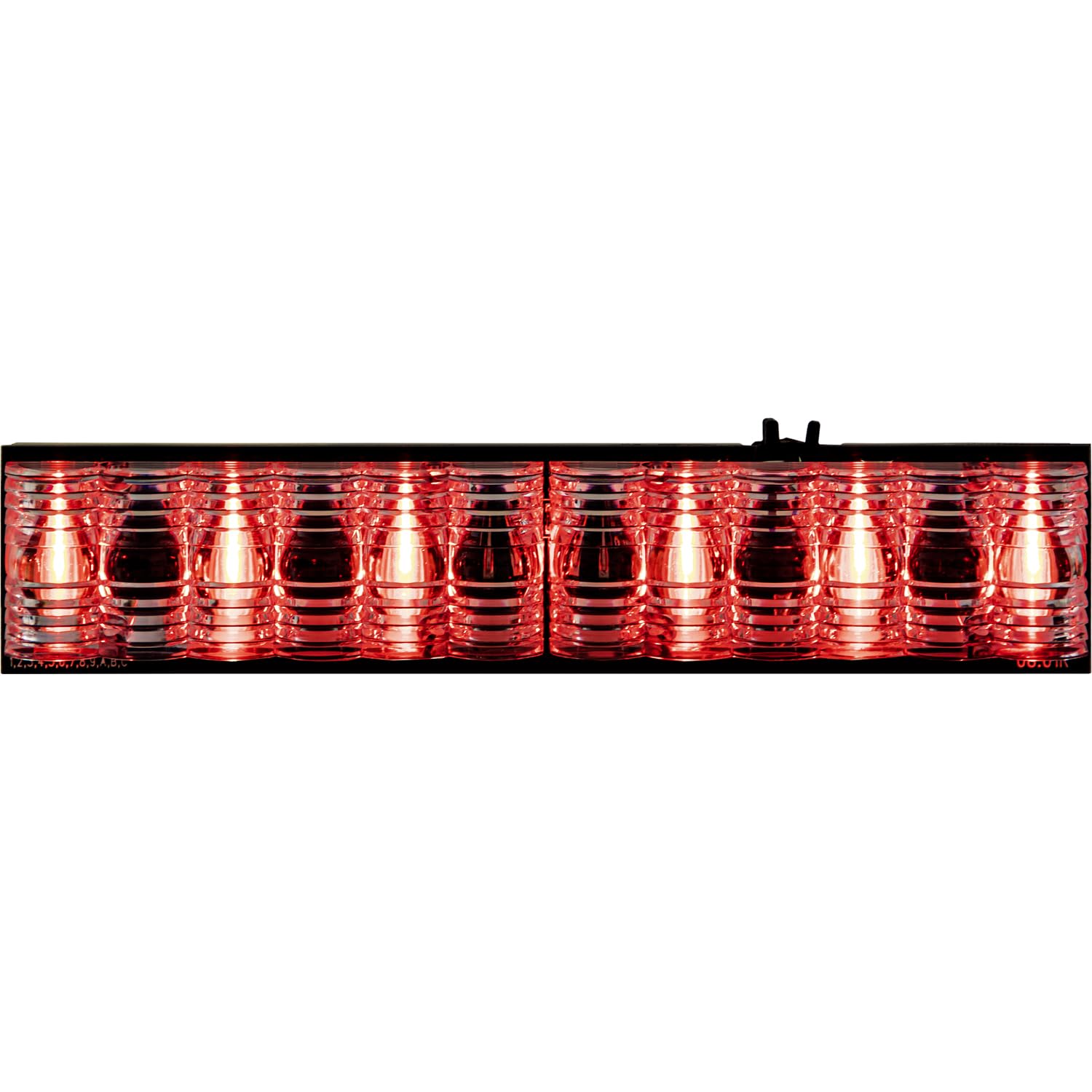 Buyers Products 3024637 Red Corner Strobe Diffuser with 6 LEDs - Compatible with LED Modular Light Bars for Work Trucks & Utility Vehicles - Emergency Warning Lights for Construction, Roadside Assistance & Fleet Safety
