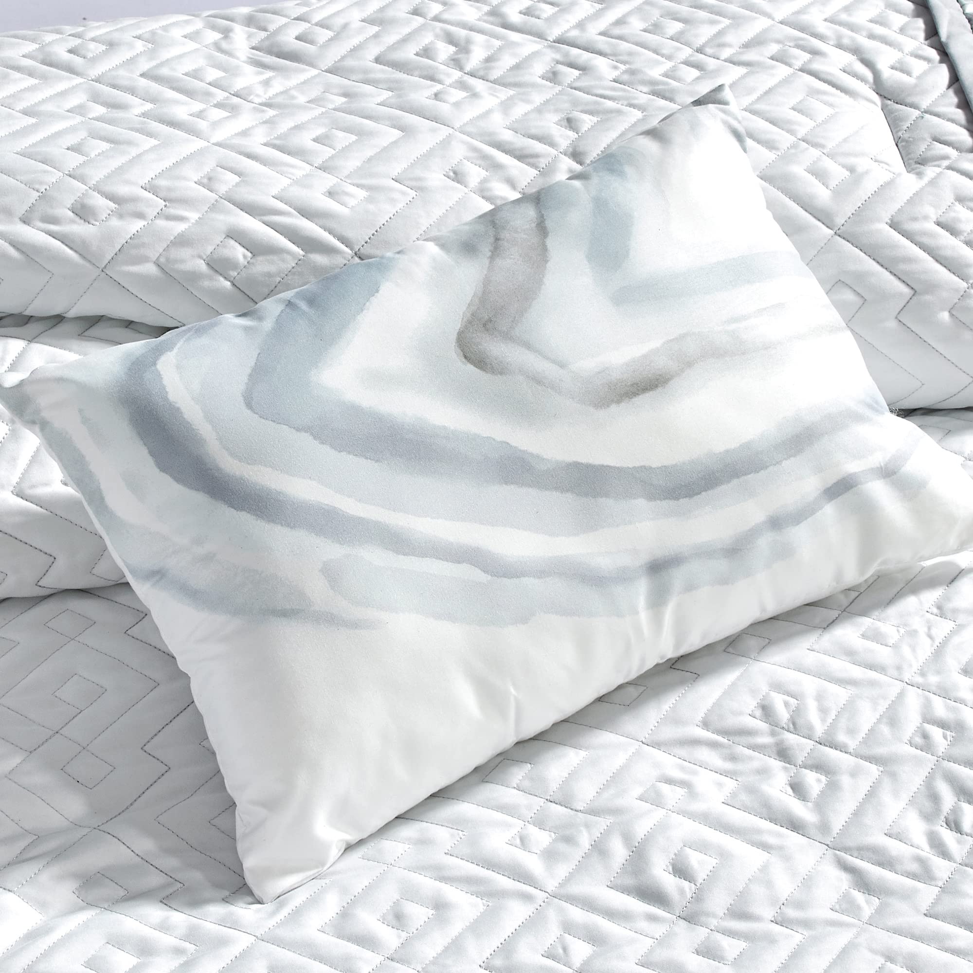 Modern Linen Mart 7-Piece Bed in a Bag Comforter Set - Queen Size, Butterfly Blue | Soft & Breathable Bedding for Cozy Sleep & Stylish Bedroom Decor