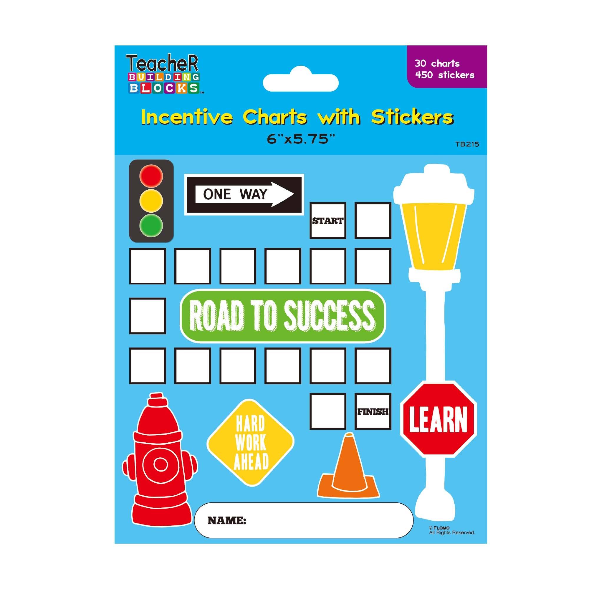 30Ct Incentive Charts with 450 Stickers - 6x5.75 Inches - 4 Assortments - Perfect for Classroom Rewards, Behavior Tracking & Homeschooling