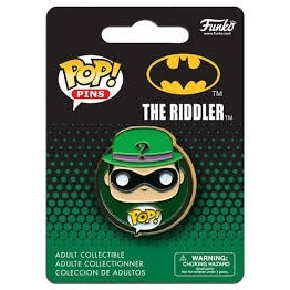 DC Universe Pop! Pins - The Riddler Collectible Enamel Pin | Batman Villain Merchandise for Fans, Cosplay & Gift Giving