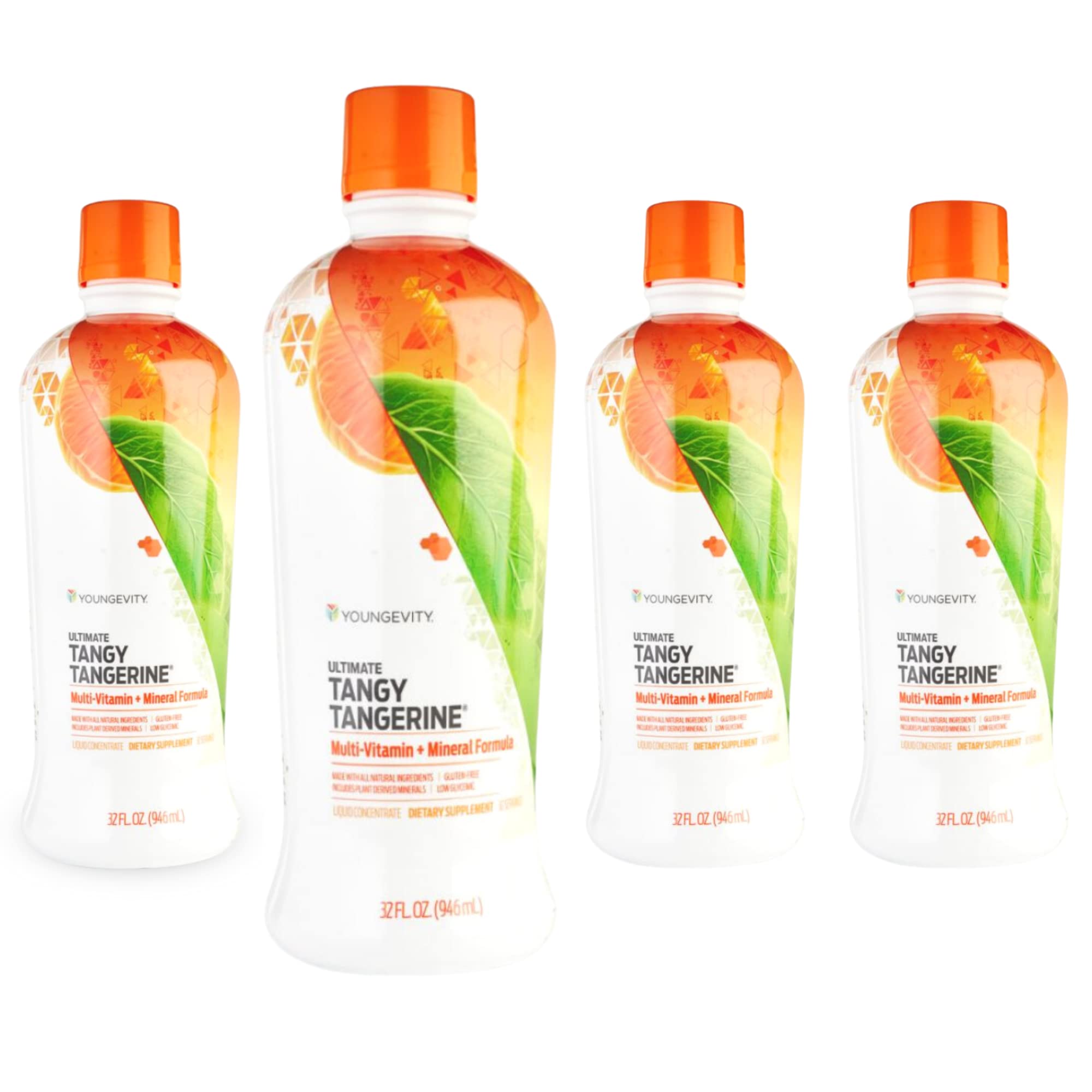 Youngevity Majestic Earth Ultimate Tangy Tangerine Liquid Multivitamin - 32 FL Oz Gluten-Free Nutritional Drink for Men & Women, Kids Daily Immune Support - Boost Energy & Health with Complete Vitamins | Perfect for Busy Professionals, Active Families & Immune System Maintenance