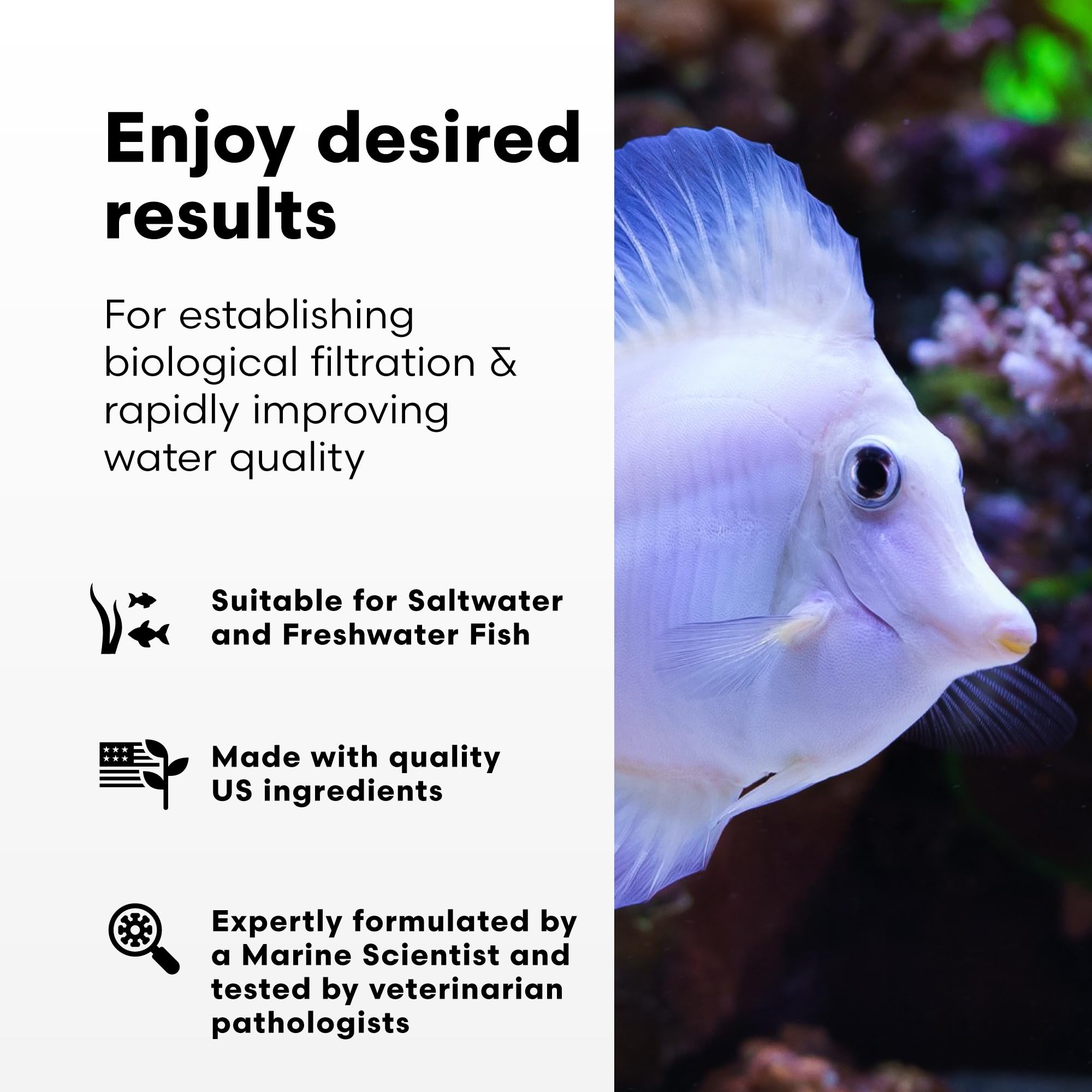 Brightwell Aquatics MicroBacter7 Complete Bioculture for Fish Tank & Aquarium - Saltwater & Freshwater Biological Filter Media Treatment - 5.28 Gallon - Ideal for New Tank Setup & Water Quality Maintenance