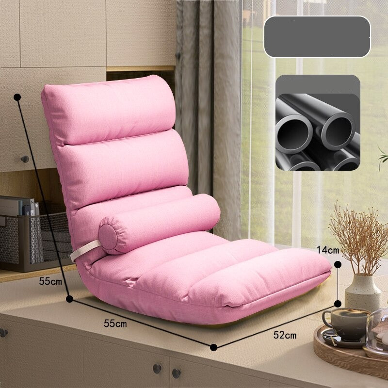 Comfortable Tatami Foldable Recliner Sofa Chair - Adjustable Backrest for Living Room, Bedroom & Outdoor Relaxation | Perfect for Lounging, Napping & Reading