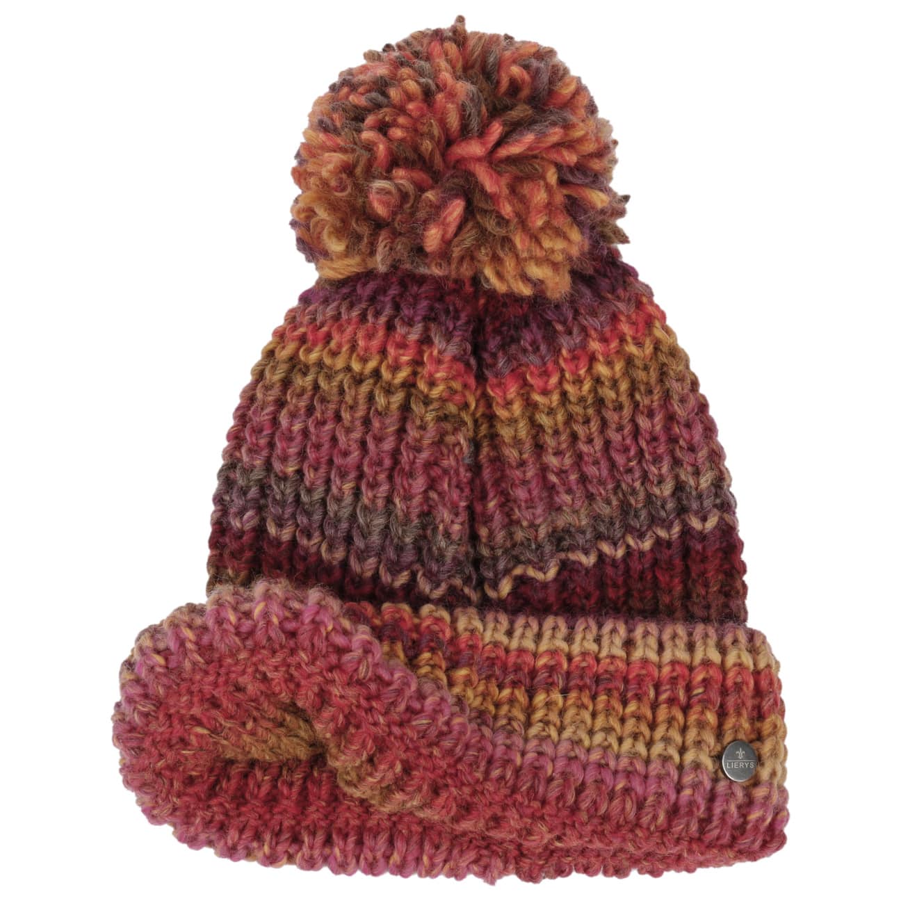 Lierys Finja Bobble Hat - Warm Winter Knit Beanie for Women & Men - Perfect for Skiing, Snowboarding & Outdoor Activities