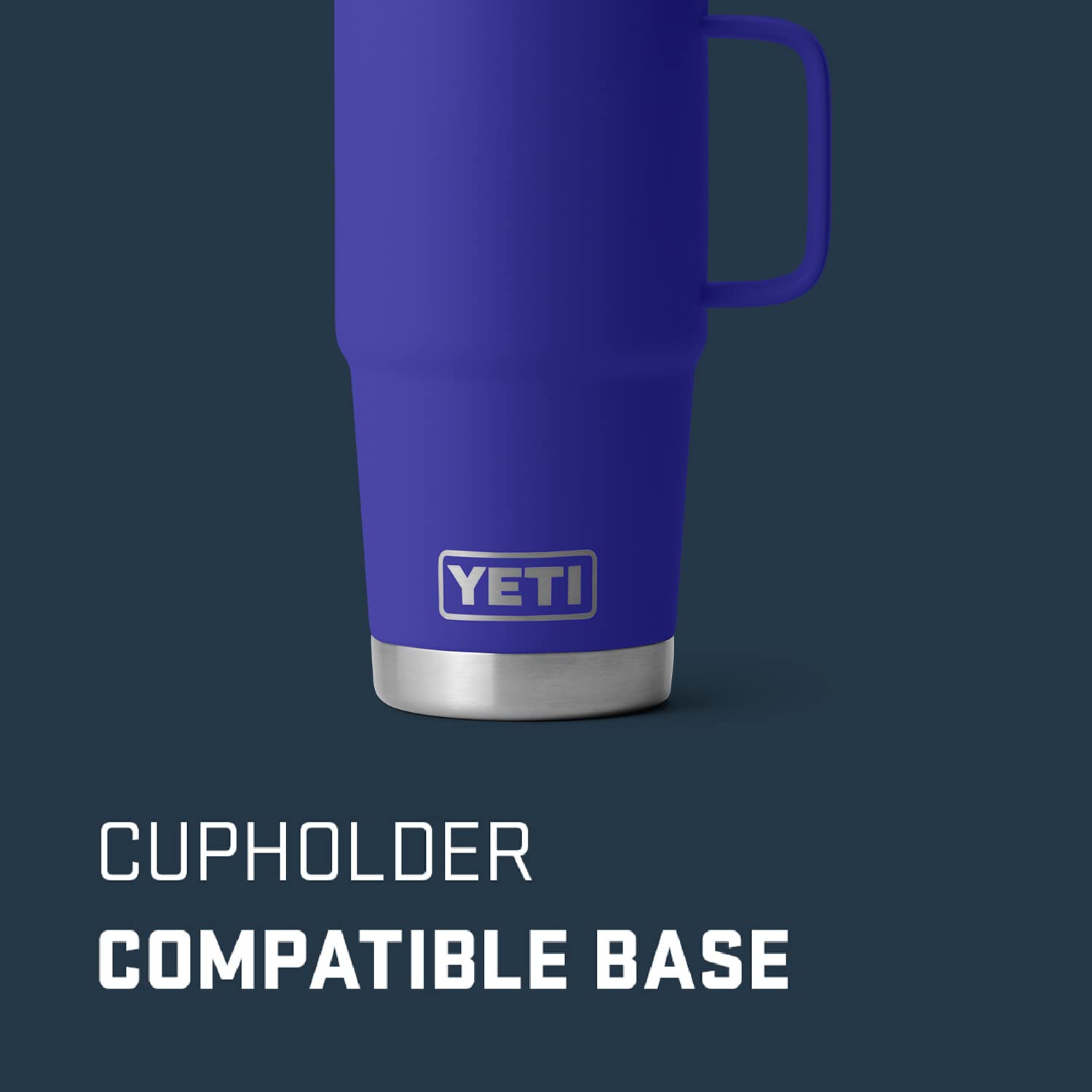 YETI Rambler 20 oz Stainless Steel Vacuum Insulated Travel Mug with Stronghold Lid - Perfect for Coffee, Tea & Hot Drinks On The Go, Office Commute & Outdoor Adventures
