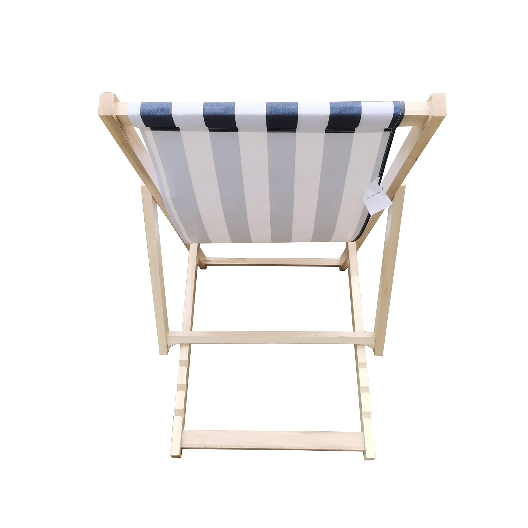 Foldable Adjustable Sling Chair - Outdoor Reclining Lounge Chair for Beach, Patio, Poolside & Camping - Perfect for Relaxing in Backyard, Garden or Vacation