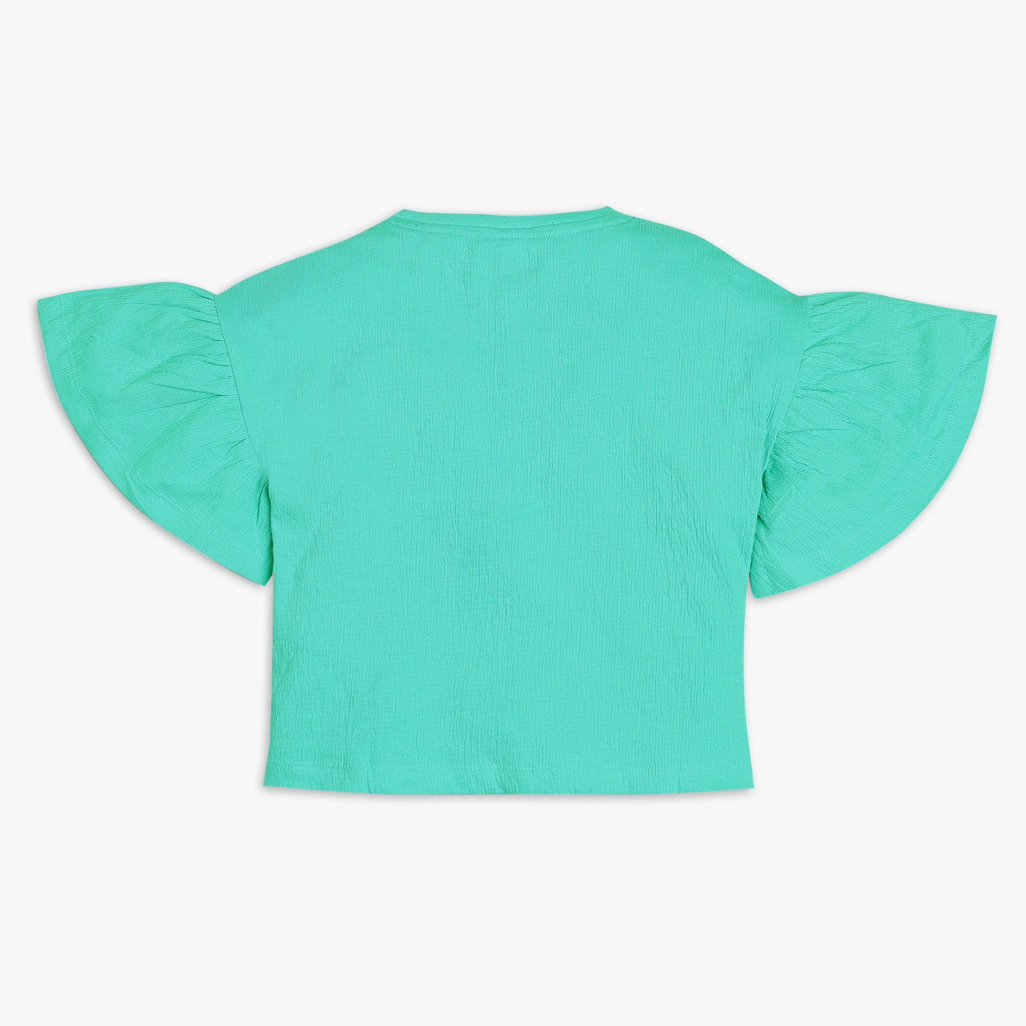 Girls Boxy Fit Solid Color T-Shirt - Comfortable Casual Tee for Everyday Wear, School & Playdates