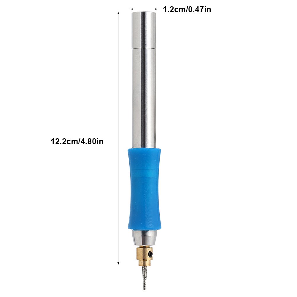 Premium Stainless Steel Mini Handheld Electric Engraving Pen - 32000 RPM Rechargeable Engraver Tool Kit for Metal, Wood, Stone & Glass | Perfect for DIY Crafts, Jewelry Making, Wood Carving & Personalization Projects