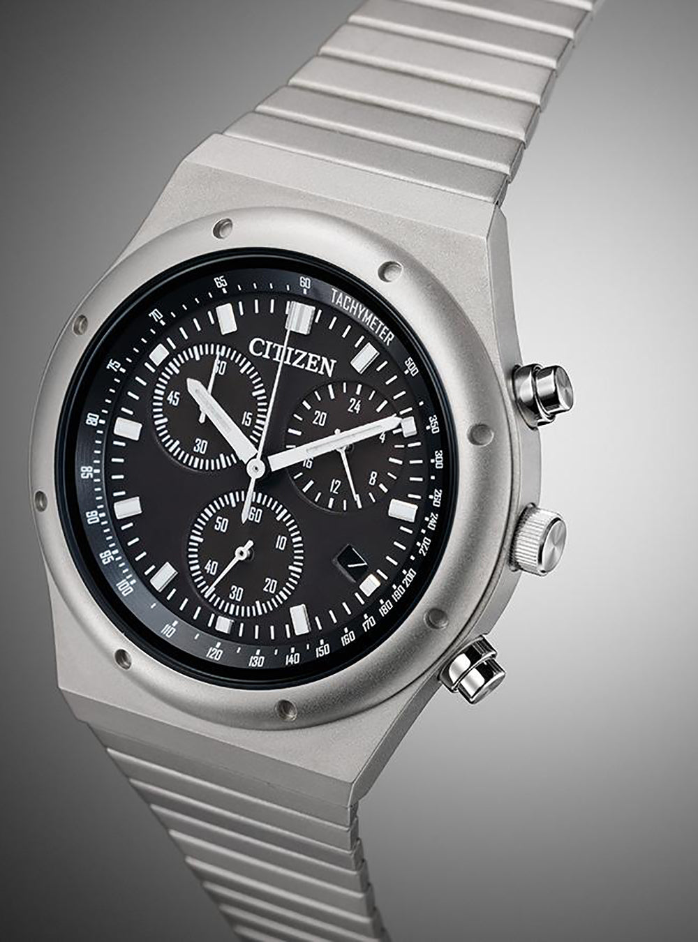 Vintage CITIZEN Chronograph Watch AT2540-57E - Japan Movement, JDM, 1984 Collector's Edition - Perfect for Watch Enthusiasts & Retro Fashion Lovers