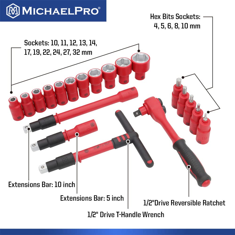 MichaelPro 20-Piece 1/2