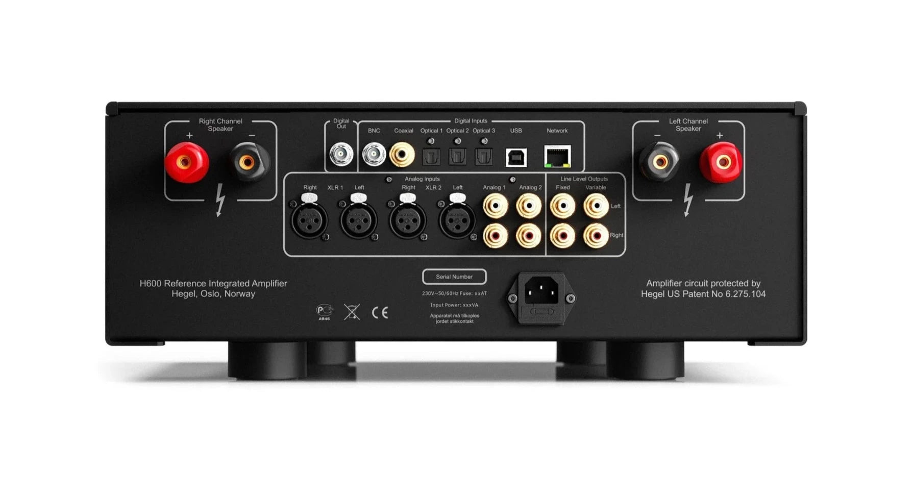 Hegel H600 High-End Integrated Amplifier - Premium Audio for Home Theater & Hi-Fi Systems | Perfect for Audiophiles & Music Enthusiasts