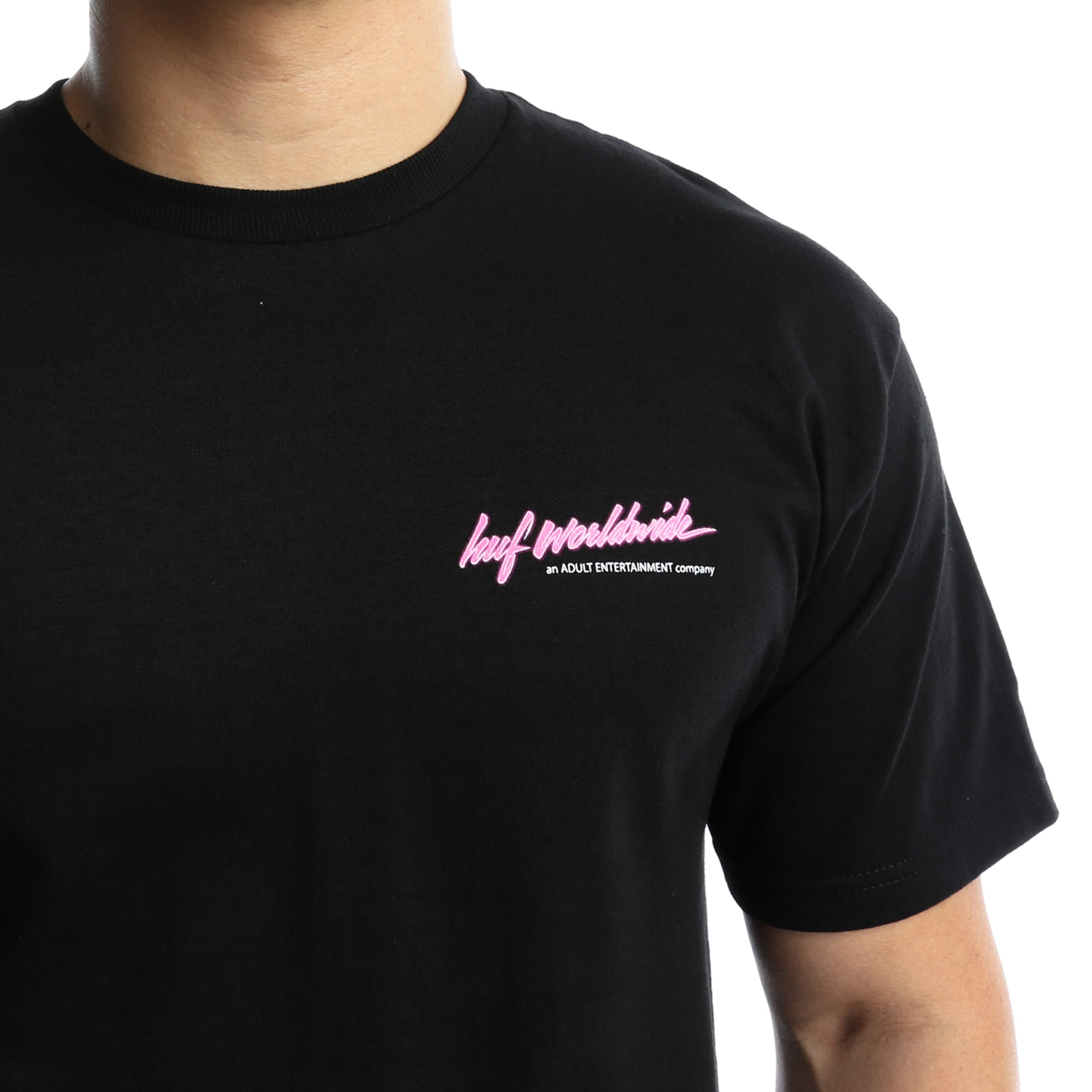 Huf Classic H XXX Tee - Black Cotton T-Shirt for Men | Streetwear Fashion | Casual Wear & Skate Style