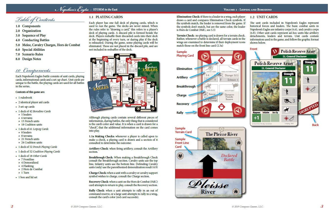Napoleon's Eagles - Storm in The East Strategy Board Game | Historical War Game for Adults & Teens | Compass Games 1099 | Perfect for Game Nights & Military History Enthusiasts