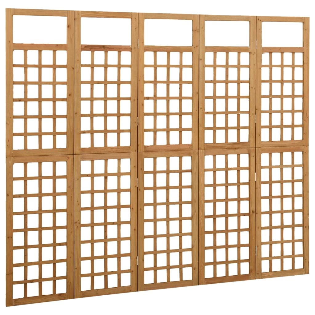 5-Panel Folding Room Divider - 79.3