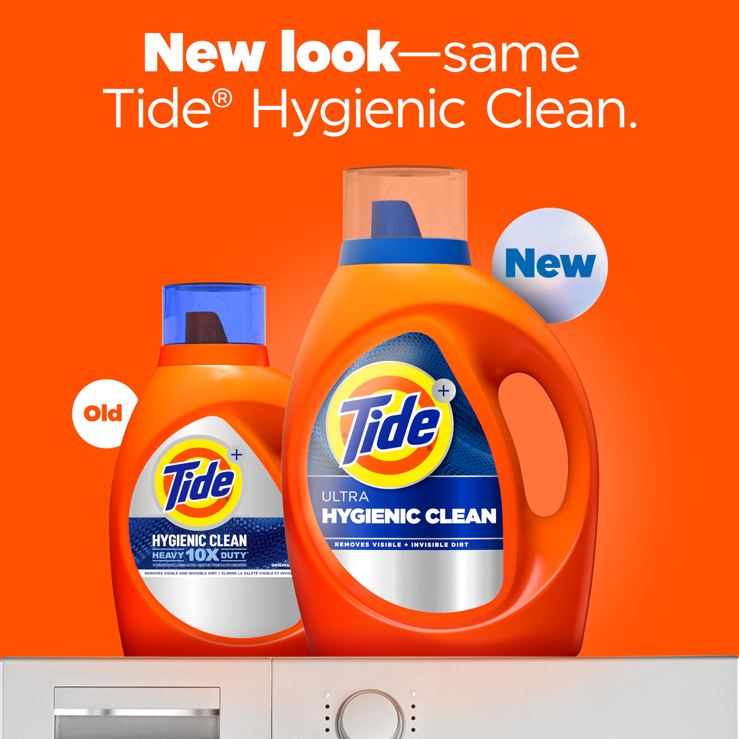 Tide Hygienic Clean Heavy Duty 10X Laundry Detergent Liquid Soap - Original Scent, HE Compatible, 59 Loads (84 fl oz) for Deep Cleaning Clothes, Bedding & Towels - Perfect for Families & Active Lifestyles