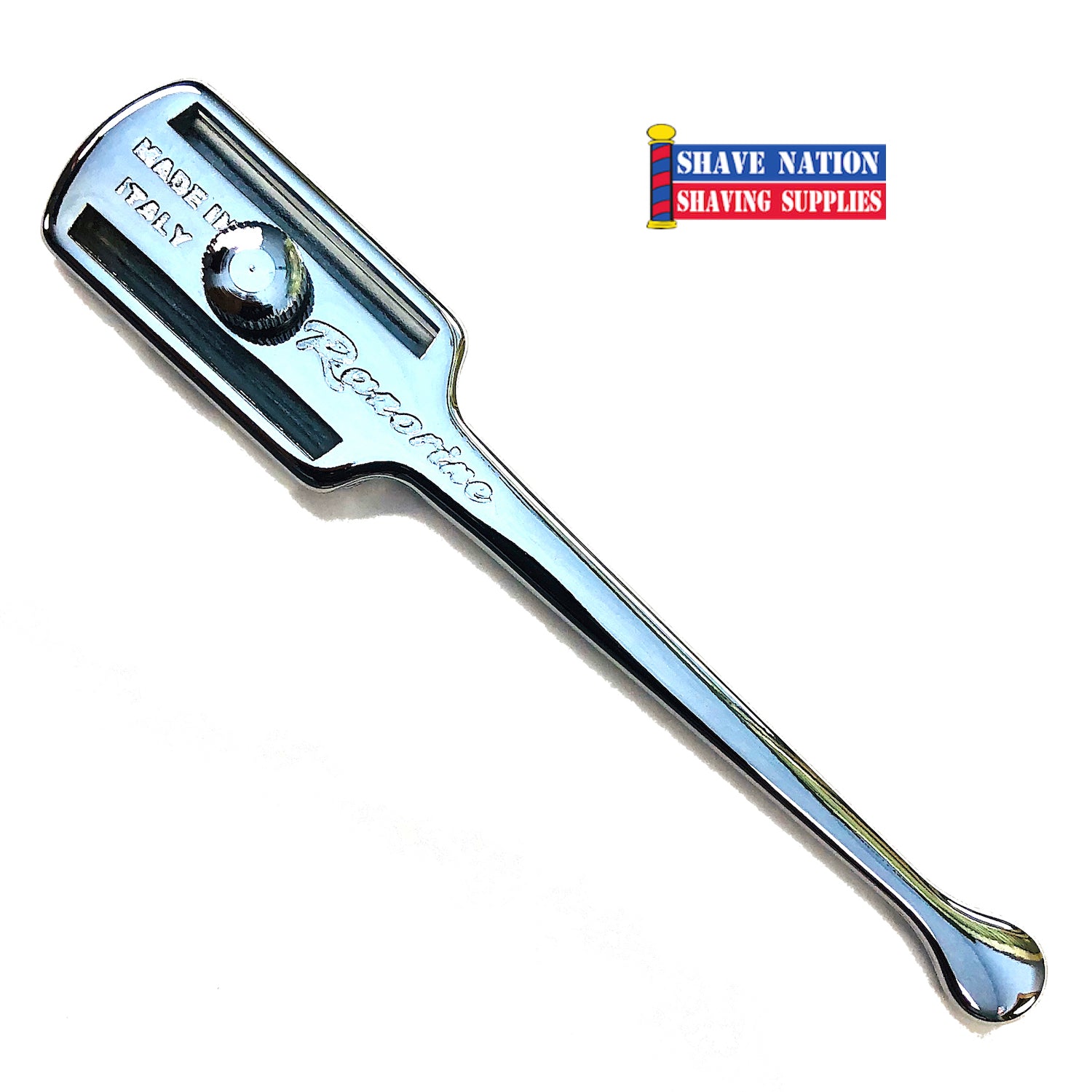 Professional Razorine Shavette Straight Edge Razor - Barber Quality Stainless Steel Shaving Knife for Men's Wet Shaving & Beard Grooming - Perfect for Home Use, Barbershops & Travel Shaving Kit