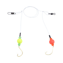 Premium American Fishing Wire Double Drop Rig - Strong Saltwater & Freshwater Fishing Setup for Bottom Fishing, Surf Casting & Offshore Angling