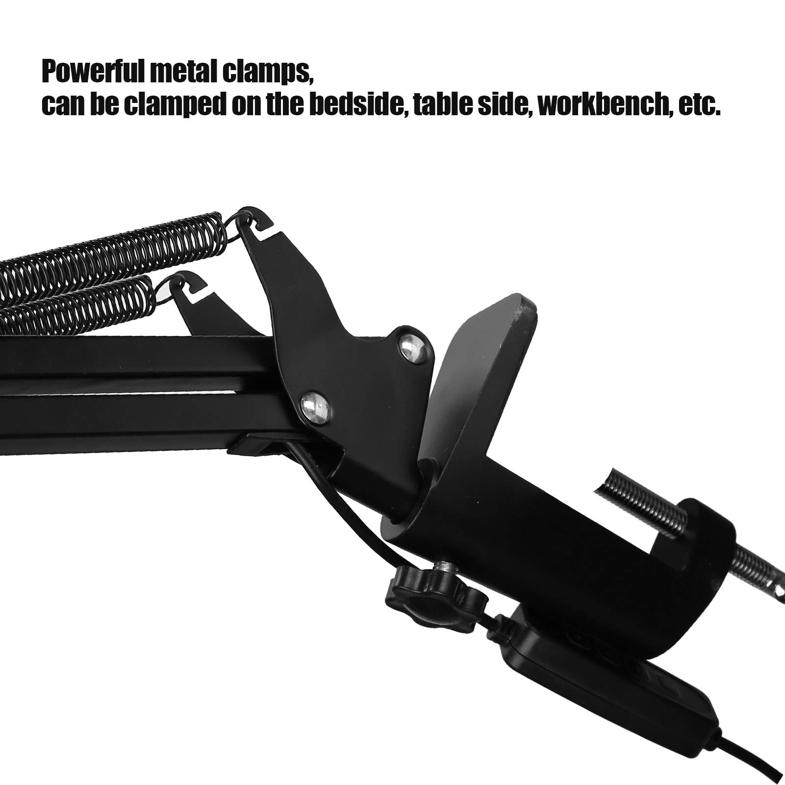 Professional LED Nail Art Clip Light - Foldable Manicure Lamp for Tattoo & Hairdressing | Portable Nail Salon Light for Home, Travel & Beauty Professionals