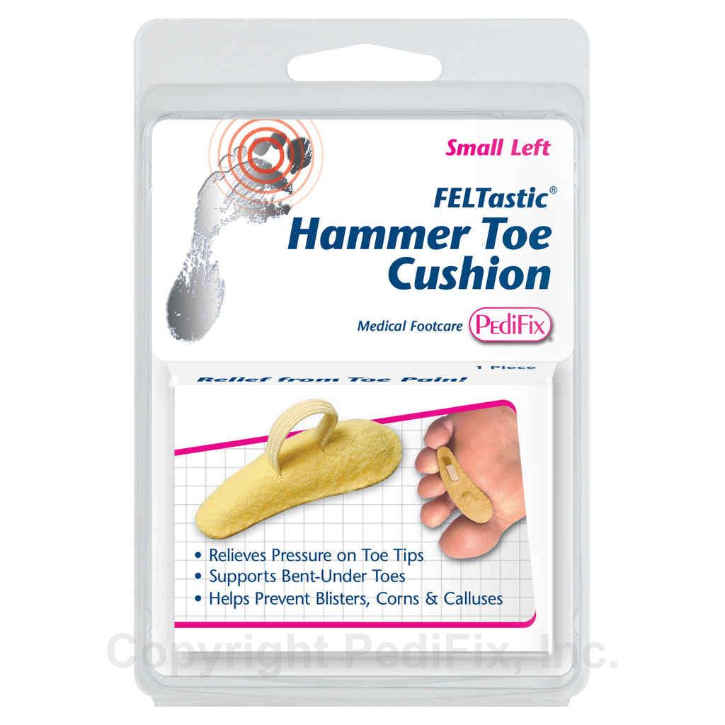 PediFix Hammer Toe Crest Cushion - Toe Straightener & Pain Relief for Hammertoes, Bunions & Corn - Comfortable Gel Pad for Daily Wear & Foot Support (Great for Walking, Running & Dress Shoes)