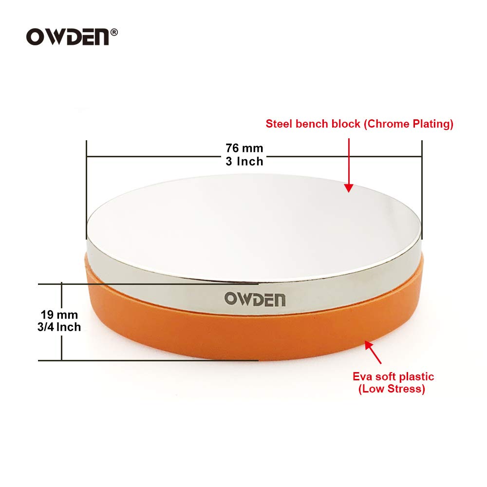 OWDEN Jewelry Metal Stamps Set - 3mm Letter & Number Punches for DIY Jewelry Making