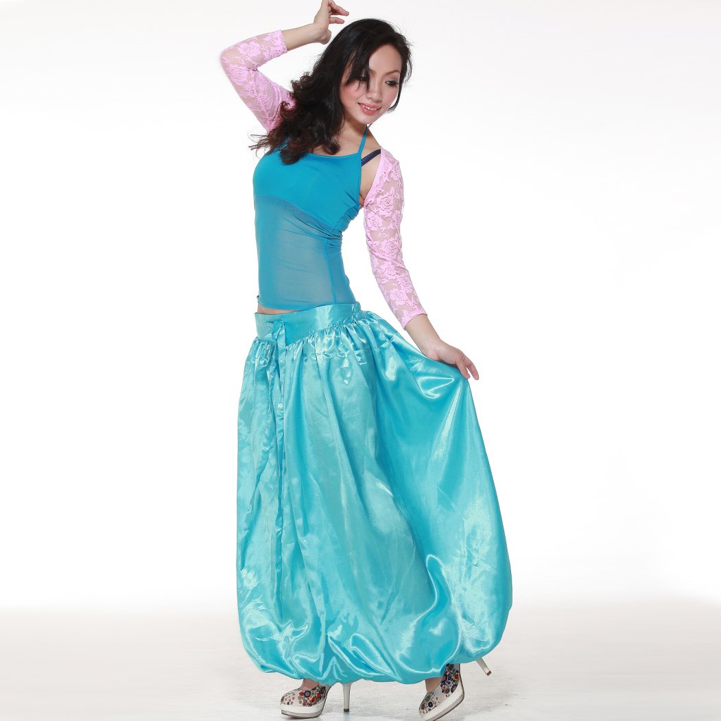 MUNAFIE Metallic Palazzo Pants for Praise Dance, Belly Dance & Carnival - Shiny Satin Wide Leg Pants for Women - Perfect for Arab Festivals, Performances & Special Occasions