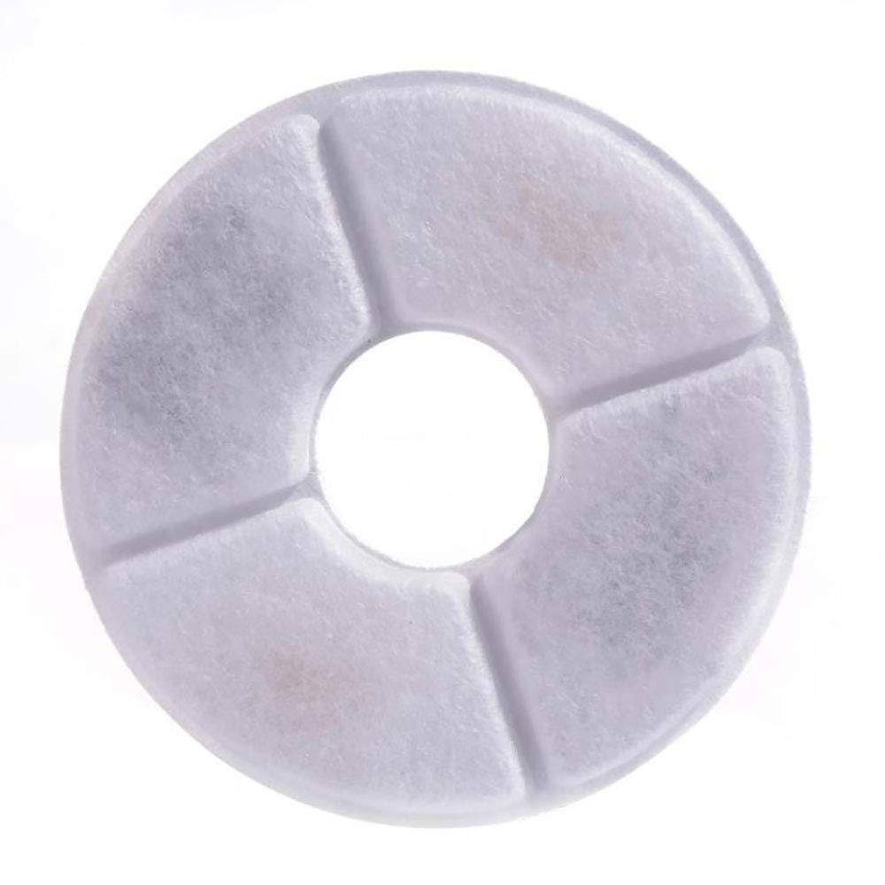 SS SUNSBELL 8-Pack Replacement Water Fountain Filters - White Sponge Filter Set for Pet Drinking Fountains | Compatible with Most Pet Water Dispensers | Improves Water Quality & Reduces Algae Growth