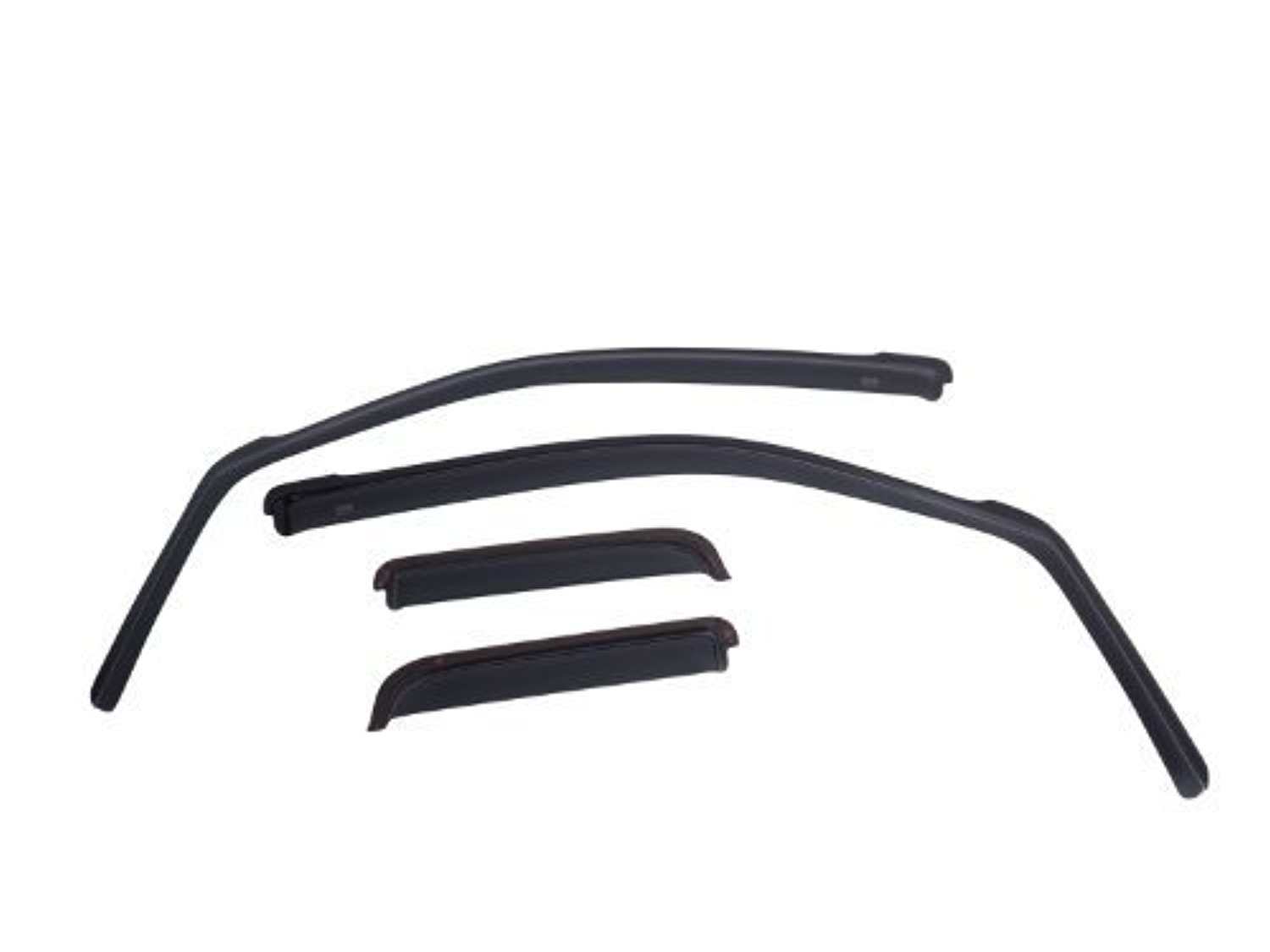 EGR 573631 Dark Smoke Window Visor - 4 Piece Set for Trucks & SUVs | Rain Protection & Style Upgrade