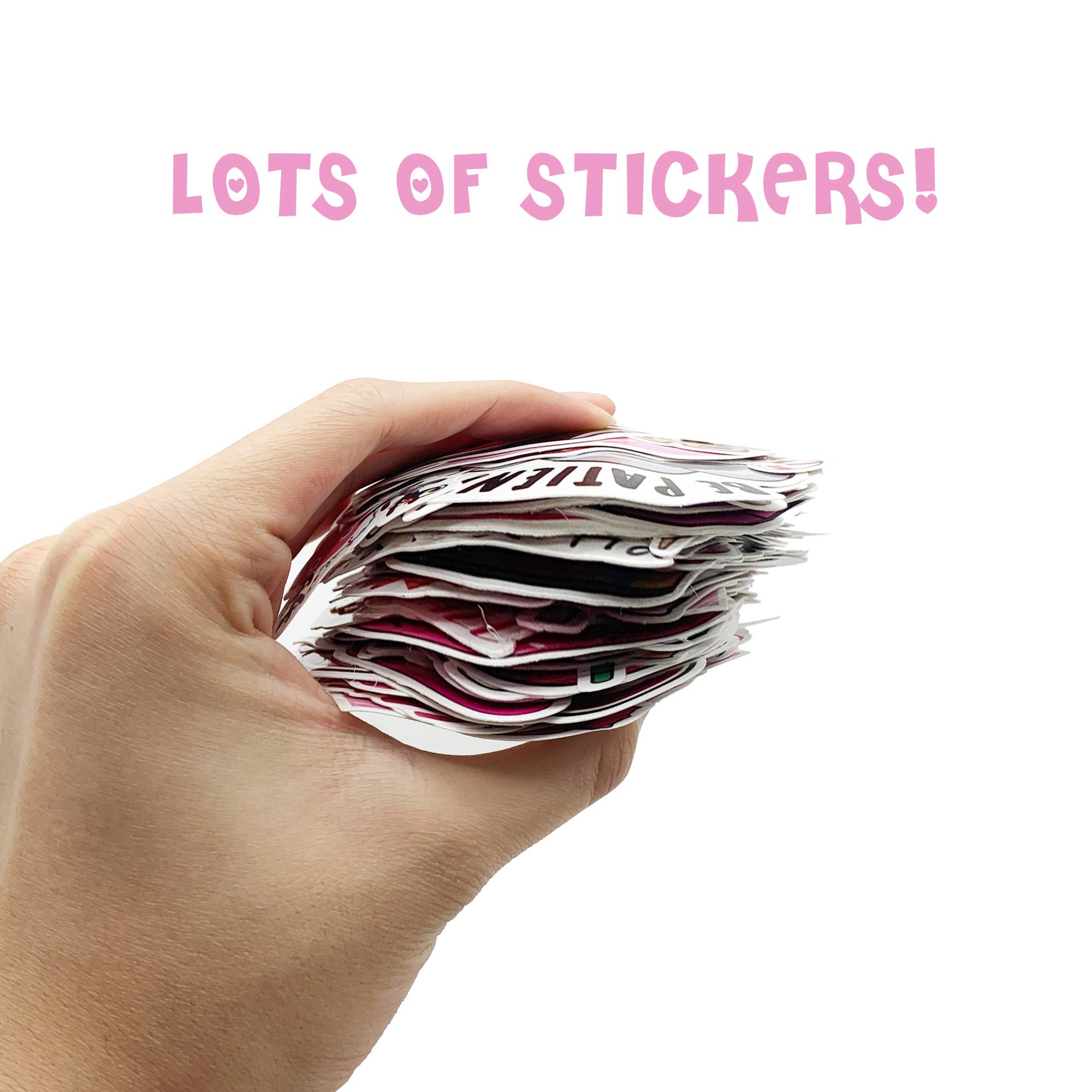 110pcs Cute Girl Stickers Pack - Trendy Vinyl Decals for Hydro Flask, Water Bottles, Laptops & Notebooks | Unique Designs for Personalization & DIY Crafts (School, Office, Gift Giving)