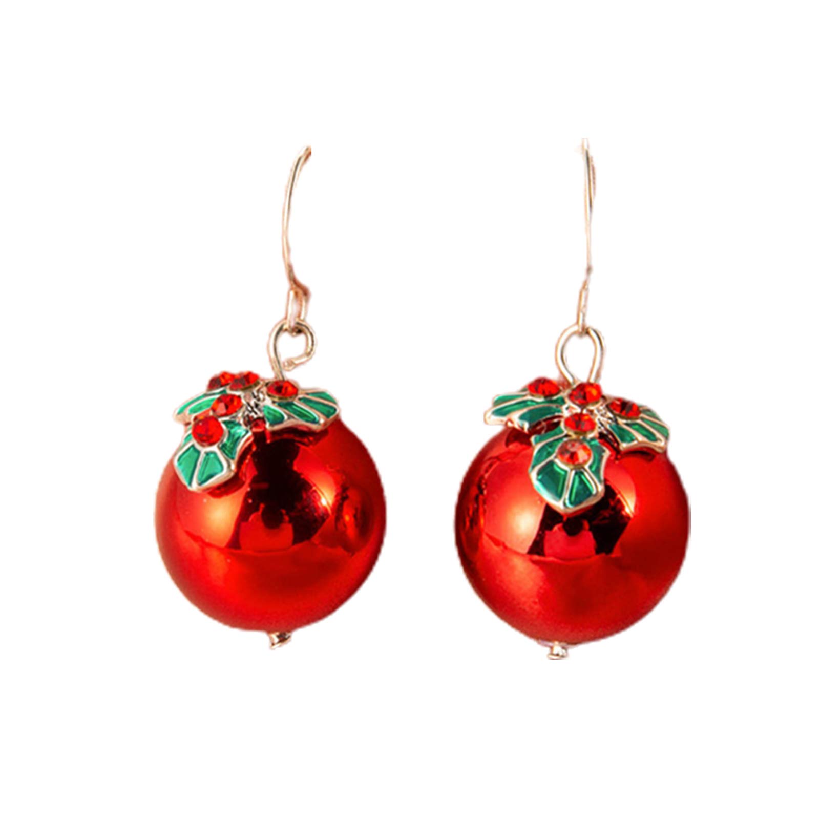 JENPECH Fashion Stud Earrings - Christmas Tree & Snowman Bell Design Jewelry Gift for Women and Girls | Holiday Party, Christmas Celebration, Gift Giving Occasions