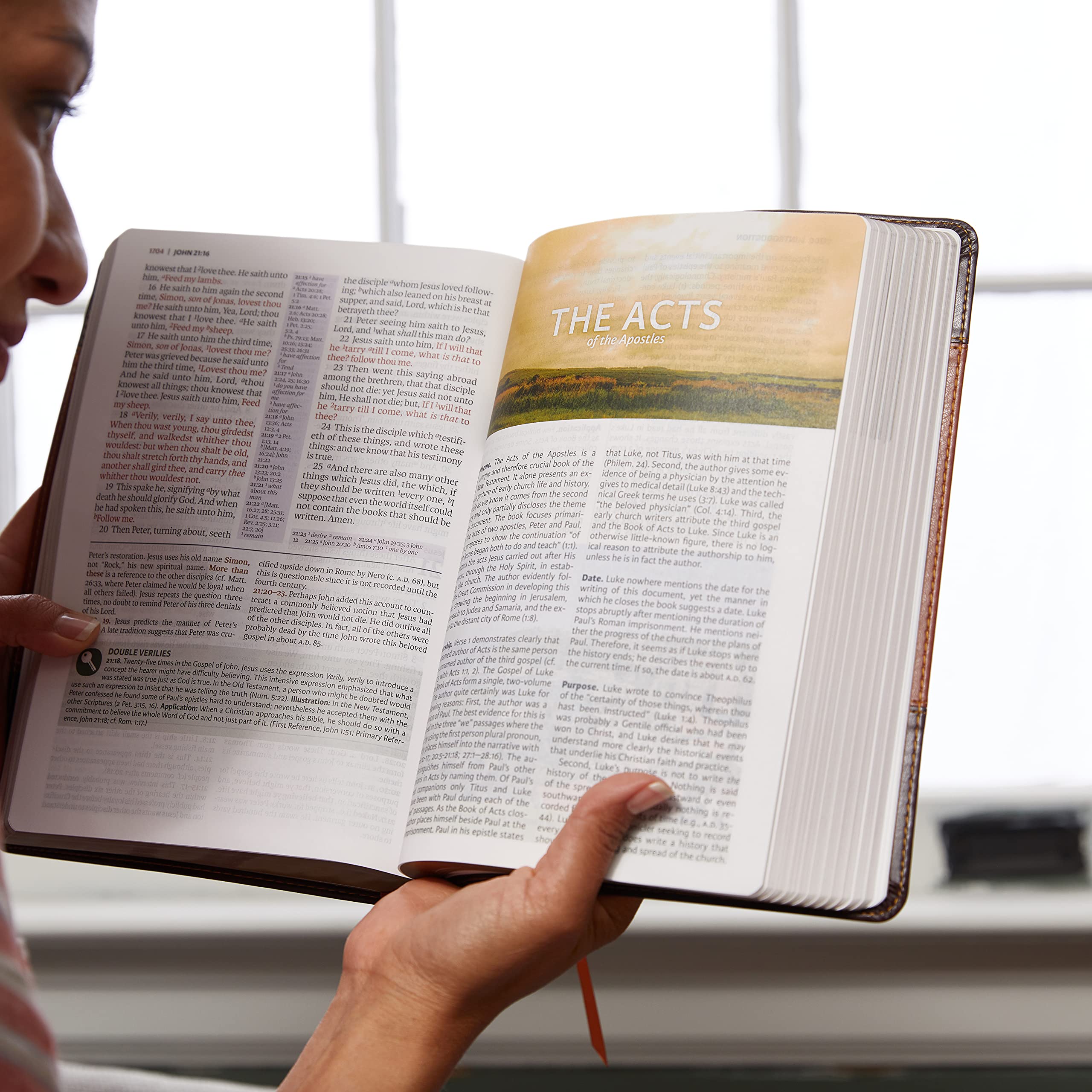 King James Study Bible - Full-Color Edition, Clothbound Hardcover, Red Letter KJV Holy Bible | Perfect for Bible Study, Church Services & Christian Devotion