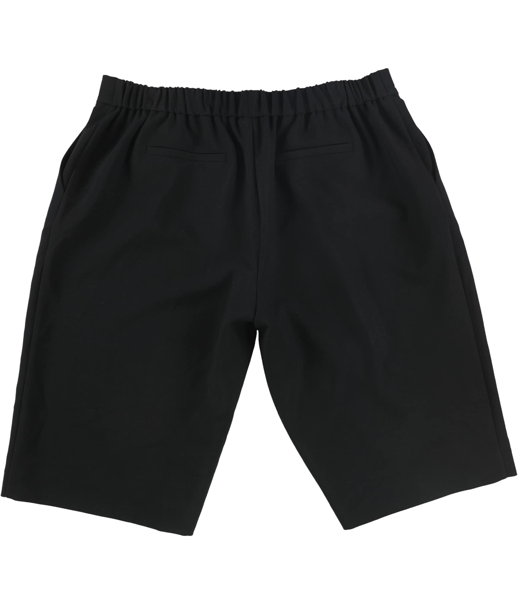 Alfani Women's Black Stretch Elastic Waist Cargo Shorts for Evening & Casual Wear - Size S | Perfect for Parties, Date Nights & Summer Outings
