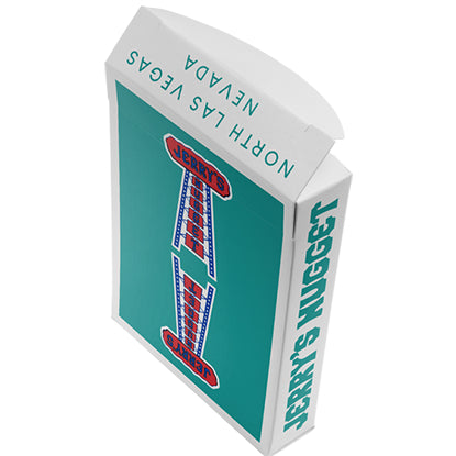 Premium Jerry's Nuggets (Teal) Playing Cards - Modern Feel Casino Quality Deck for Poker, Magic Tricks & Cardistry | Perfect for Game Nights & Professional Performances