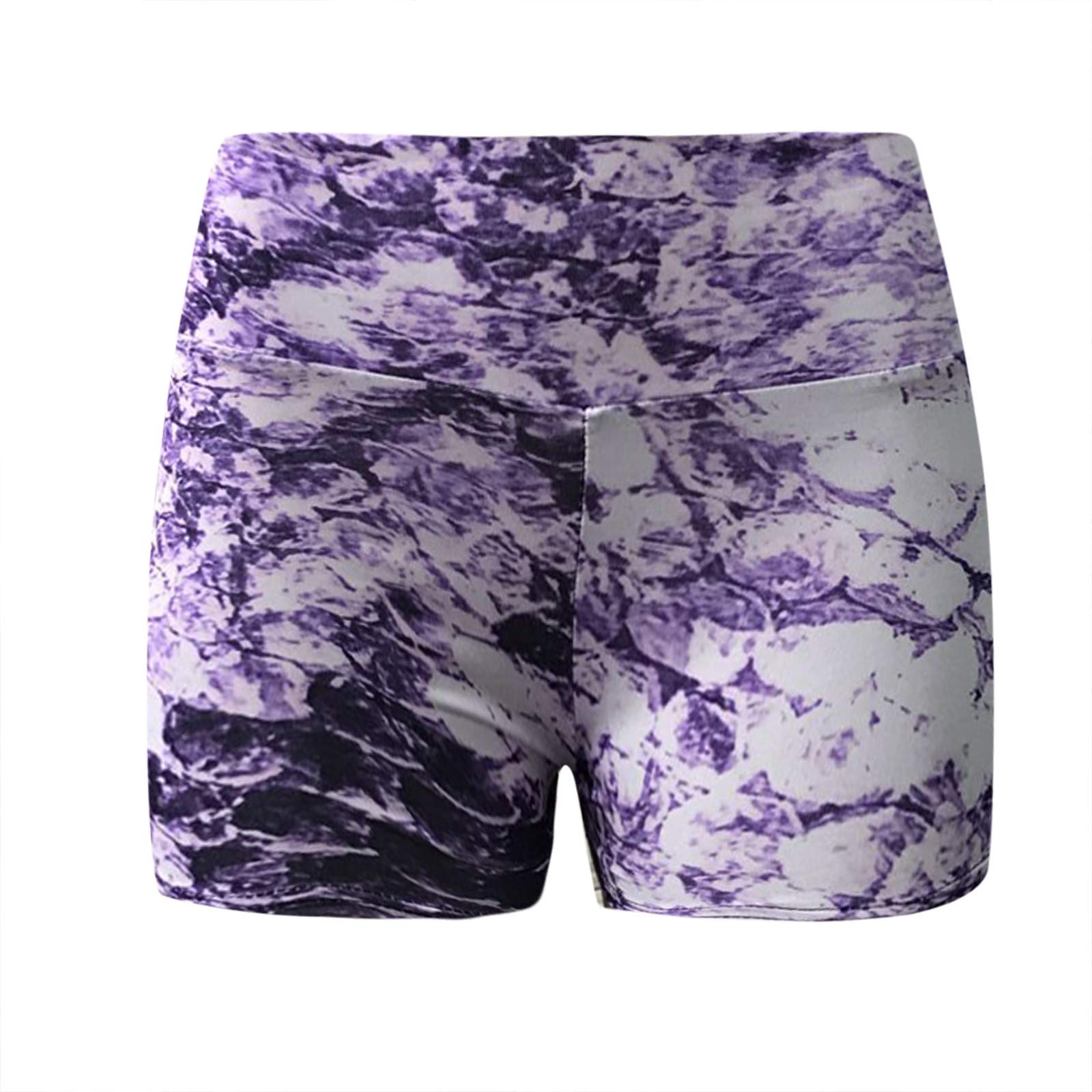 High Waist Yoga Shorts for Women with 2 Side Pockets - Tummy Control Running & Home Workout Shorts - SS440 - Perfect for Yoga, Gym, Running and Lounge Wear