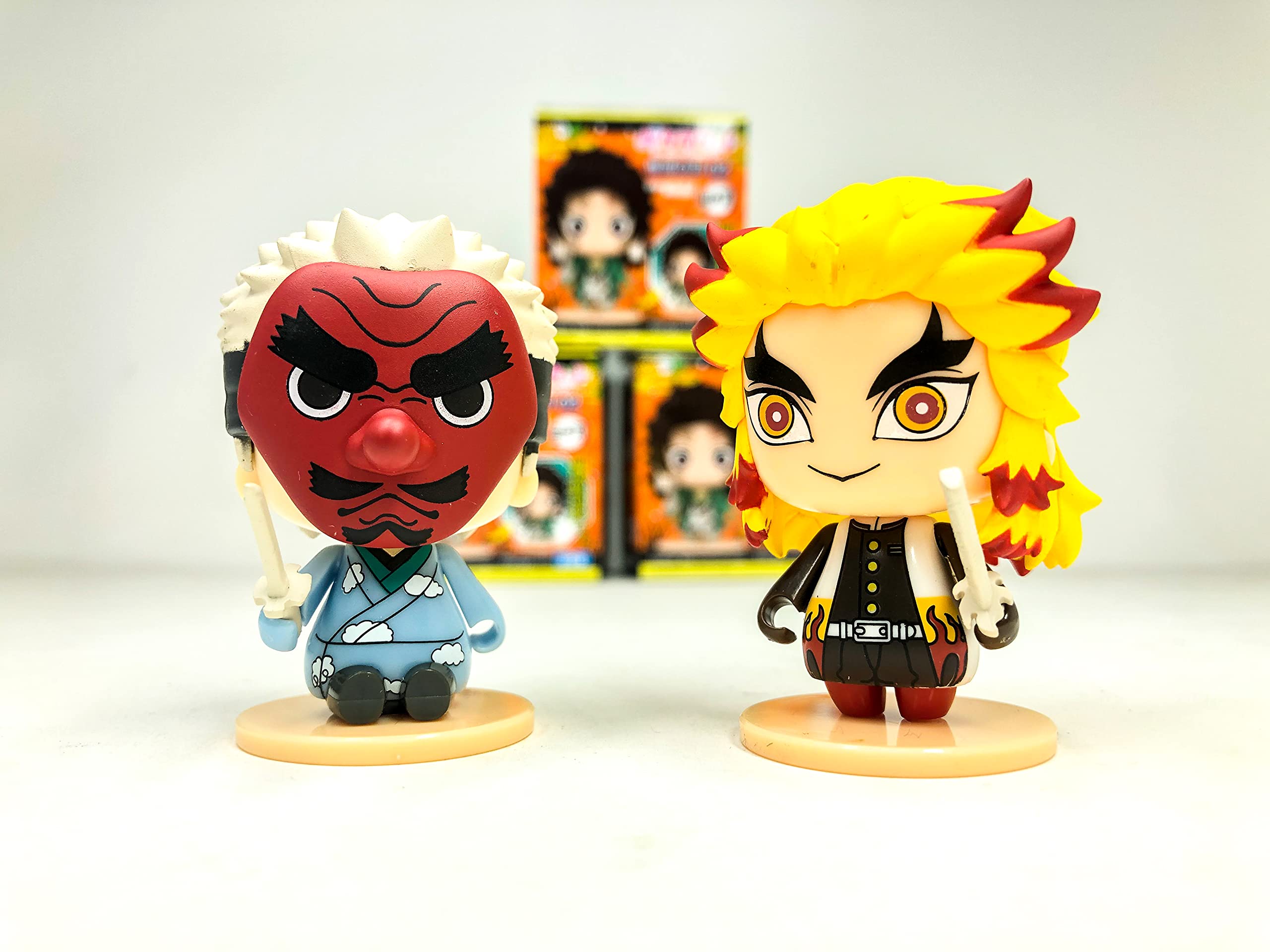 Demon Slayer Kimetsu no Yaiba Super Cute Mini Figure Set - 6 Character Pocket Maquette Collection Vol.2 | Anime Collectibles for Display, Gifts & Cosplay Accessories