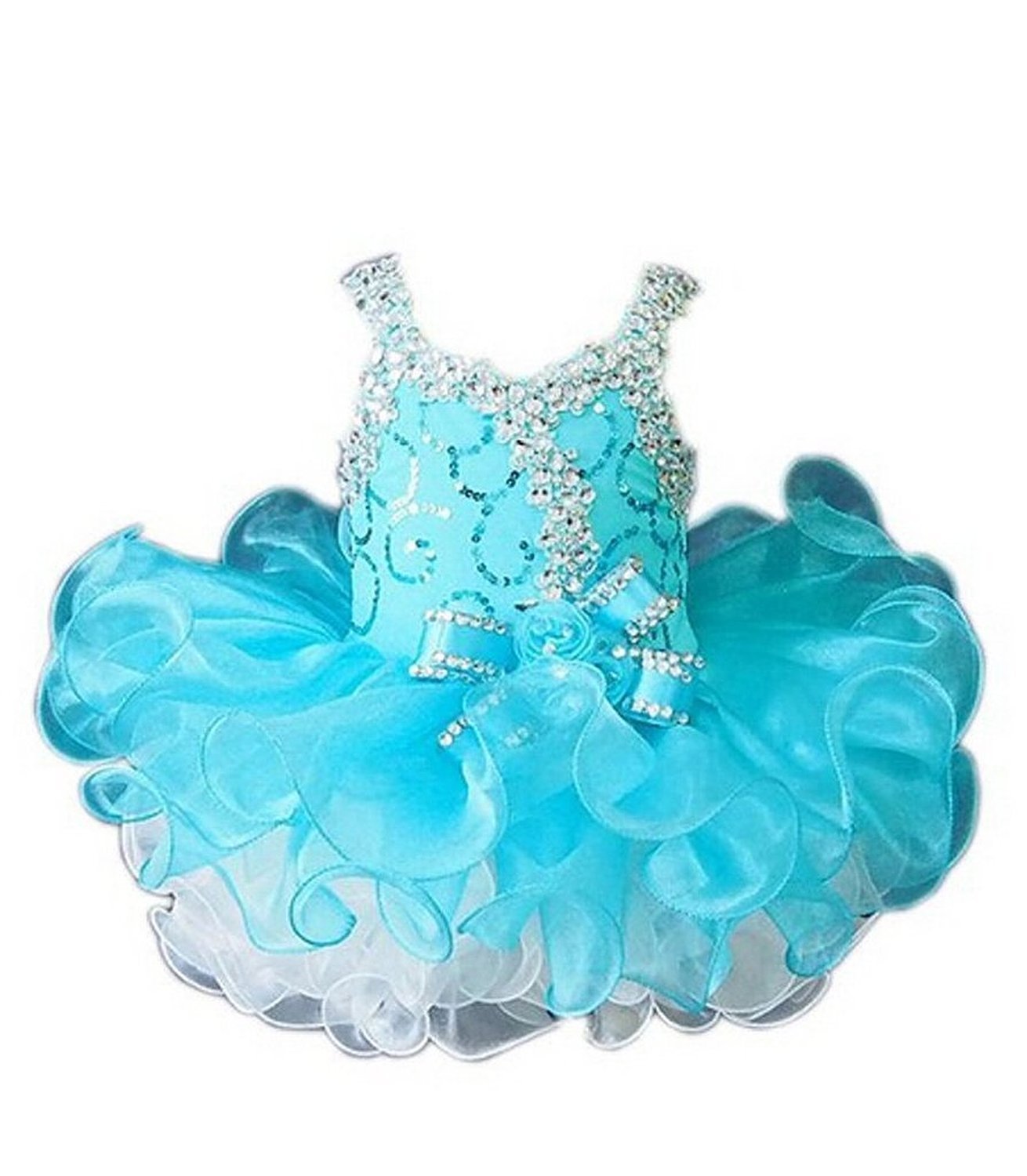 Leho Girls' Cupcake Bow Dress for Toddler Birthday Party