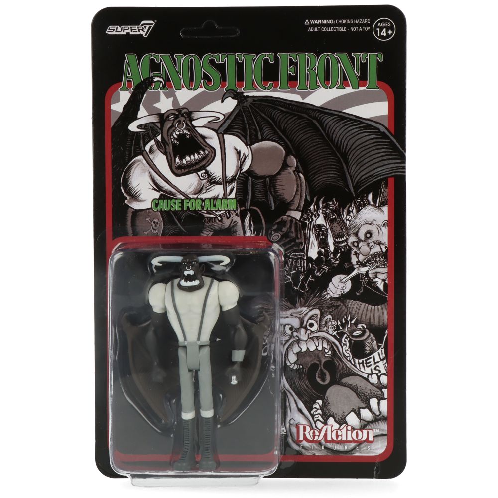 Agnostic Front Punk Rock Band ReAction Action Figure - Collectible Music Memorabilia for Fans & Punk Rock Enthusiasts - Perfect for Display, Gifts, and Music Themed Decor