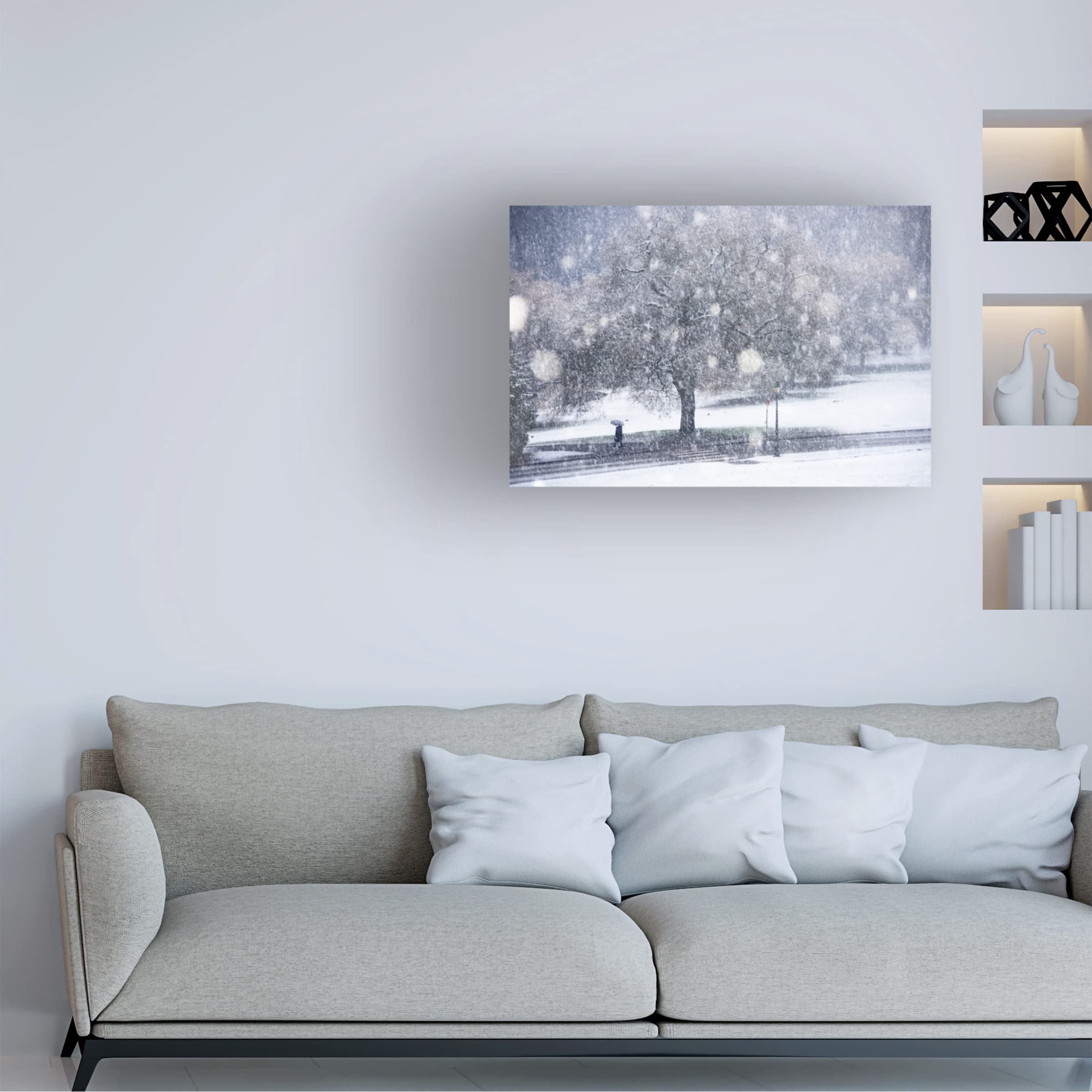 Lucian Constantin 'The Silhouette' Canvas Wall Art Print - Modern Home Decor for Living Room, Bedroom & Office | Trademark Fine Art Collection