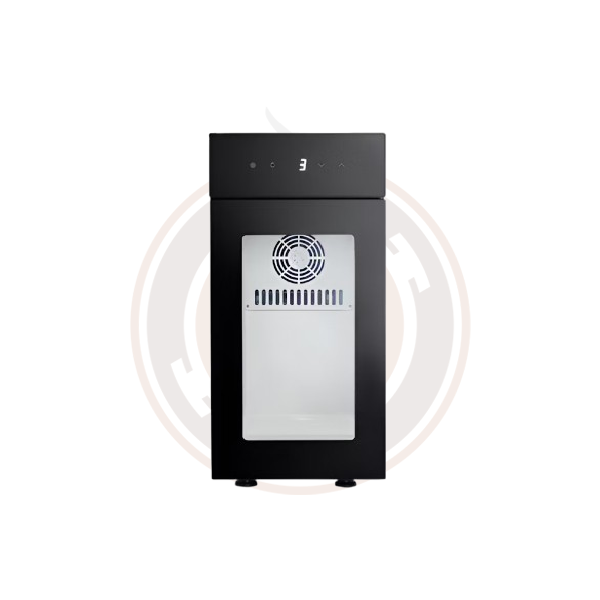 BR9C Commercial Milk Refrigerator - Stainless Steel Glass Door Display Fridge for Dairy, Beverage Storage - Perfect for Restaurants, Cafes, and Grocery Stores