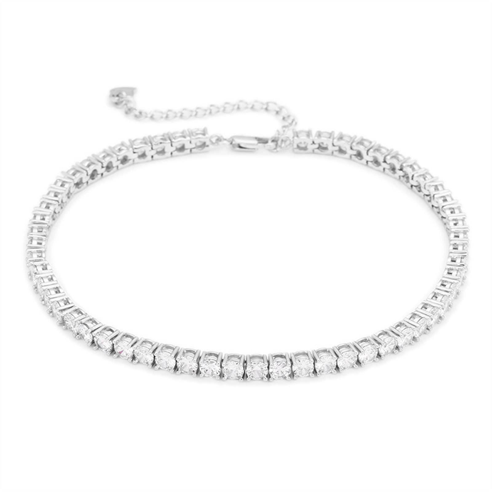 ONGHAHYIS Adjustable Anklet Bracelet for Women & Girls - Platinum Plated Barefoot Jewelry, Perfect Gift for Beach, Summer & Boho Style Outfits