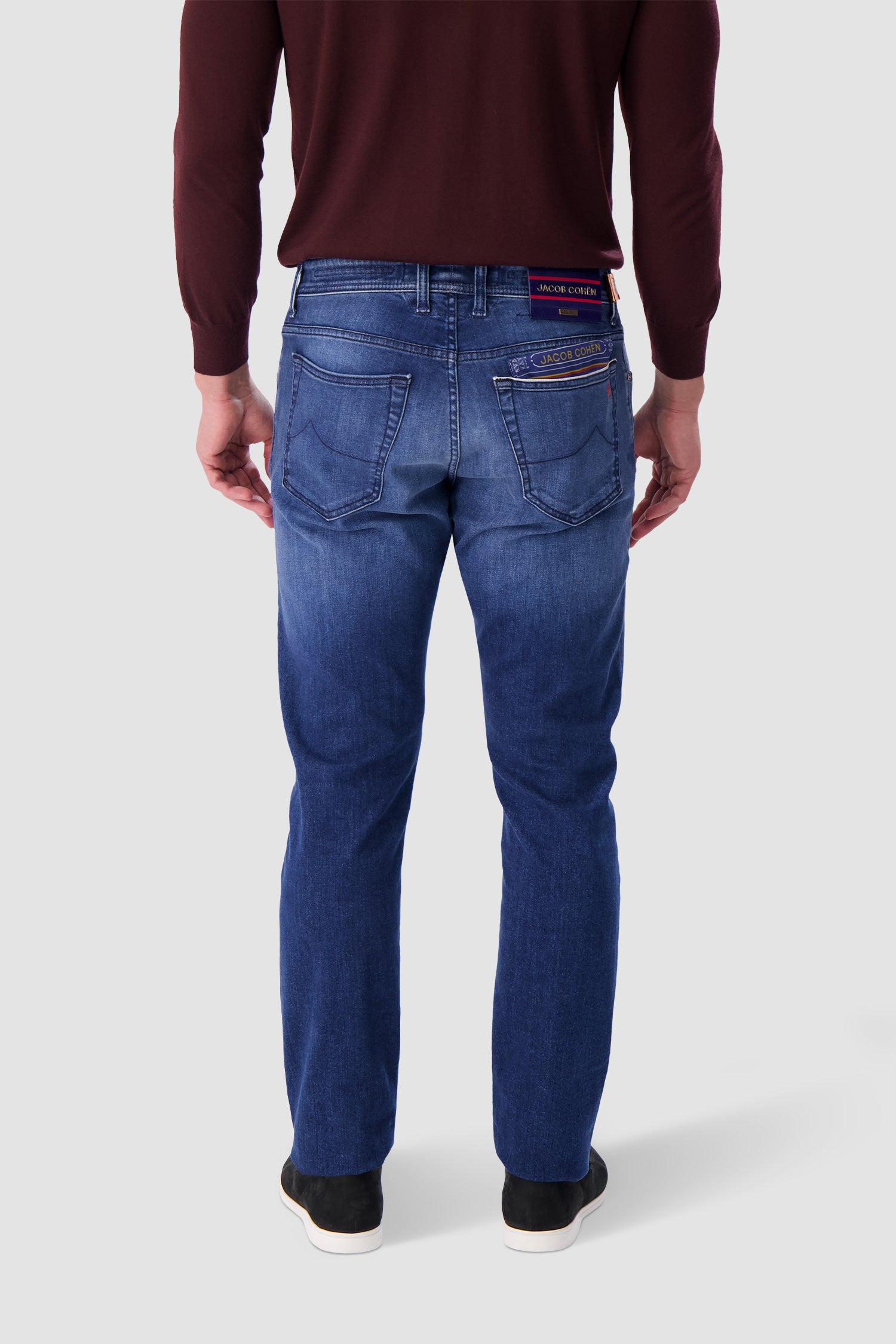 Jacob Cohen Blue Slim Fit Bard Limited Edition Jeans for Men - Premium Denim Pants for Casual Wear & Night Out