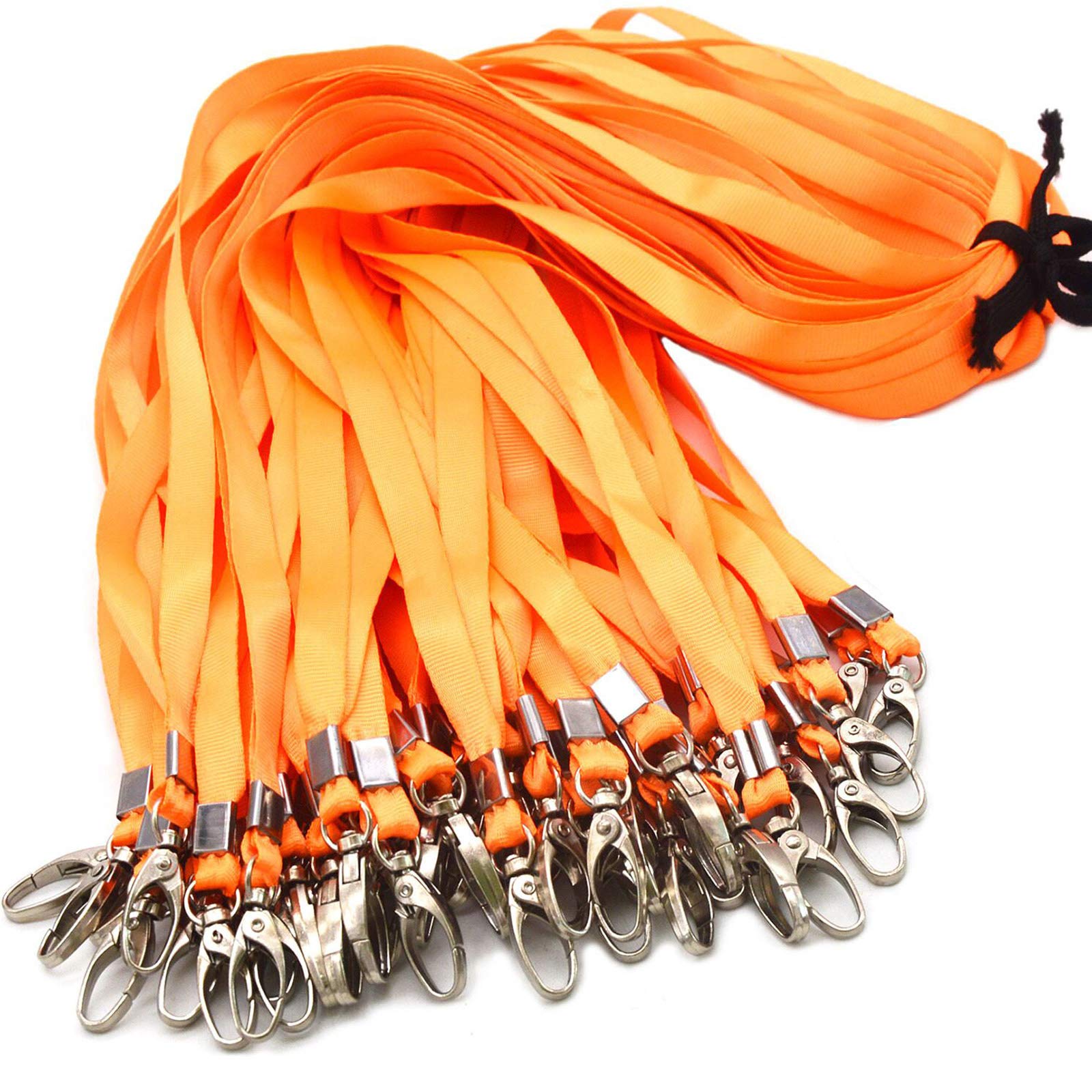 Bulk Lanyards for ID Badges 50 Pack - 17.7