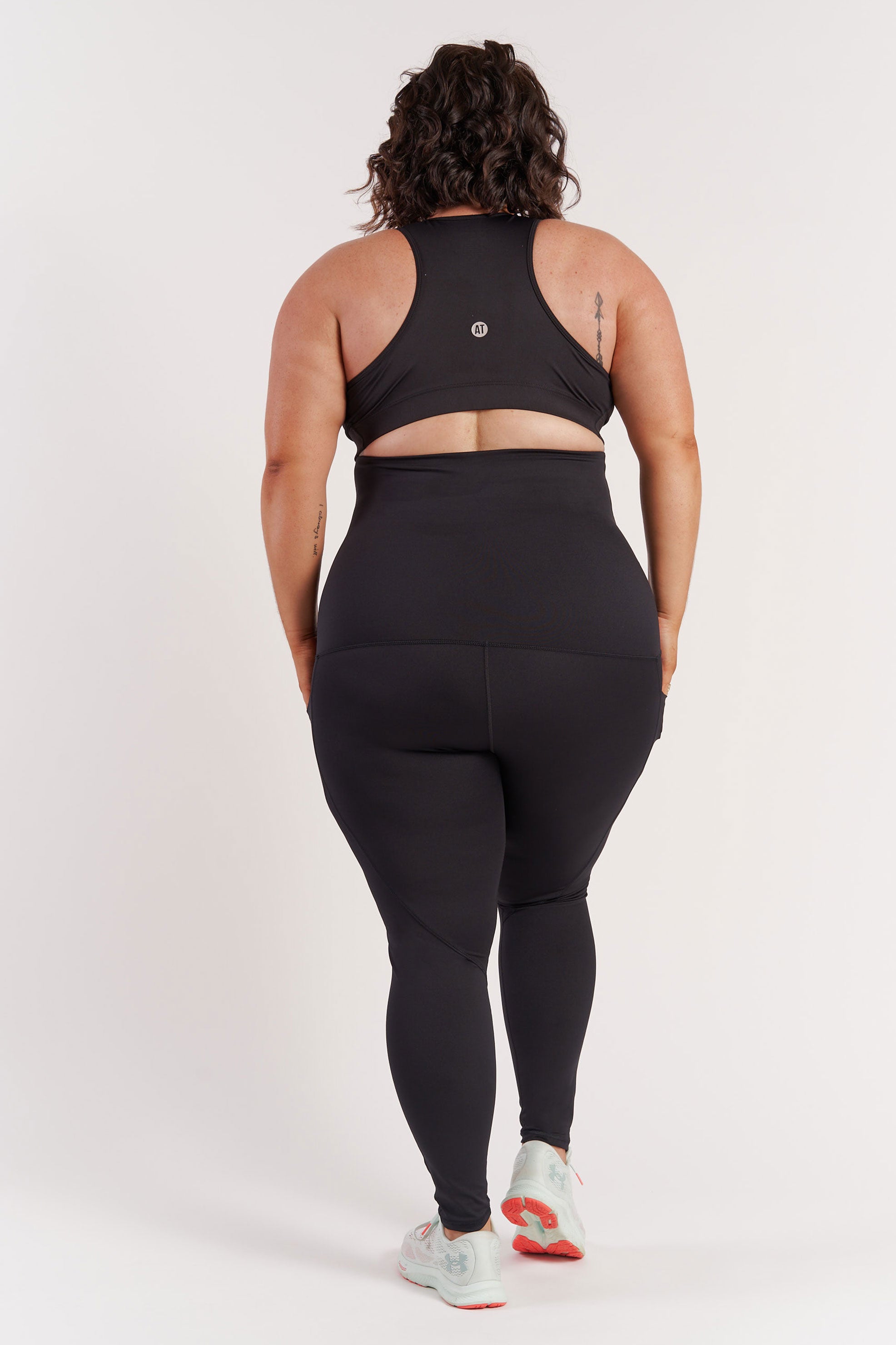 Thermal Postpartum Leggings with Pockets for Women - Black | High Waisted Maternity Recovery & Nursing Leggings for Comfort & Warmth | Perfect for Post Pregnancy, Winter & Everyday Wear