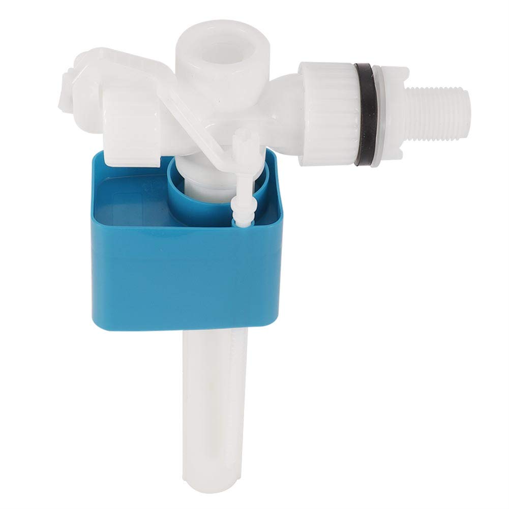 1/2 Inch Brass Side Entry Toilet Inlet Valve - Horizontal Water Inlet for Plastic Pipe Toilet Tanks - Durable Toilet Tank Accessories for Side Entry Toilets (Perfect for Small Bathrooms & Space-Saving Installations)