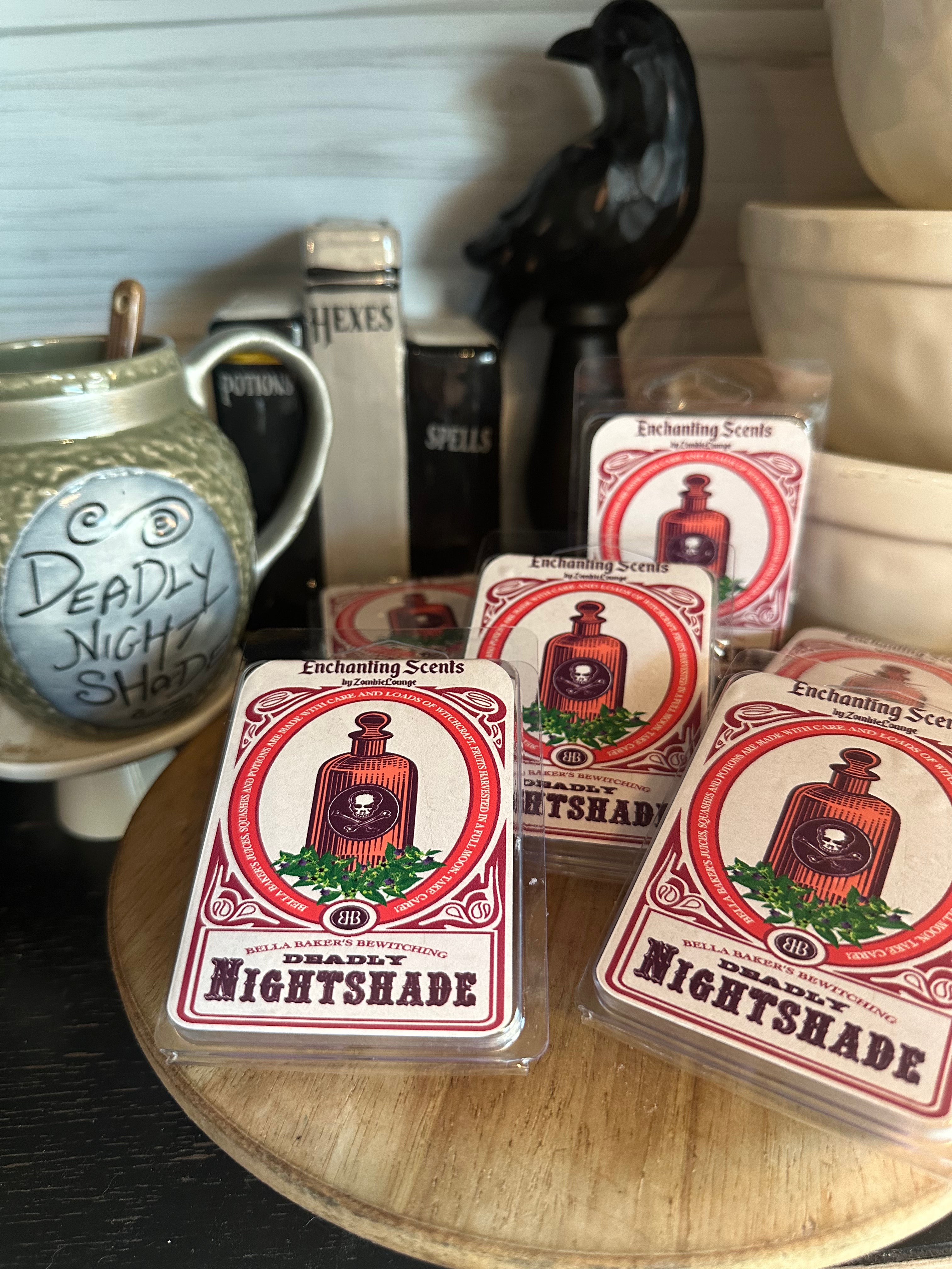 Deadly Nightshade Scented Wax Melts for Home Fragrance - Perfect for Aromatherapy, Relaxation & Stress Relief